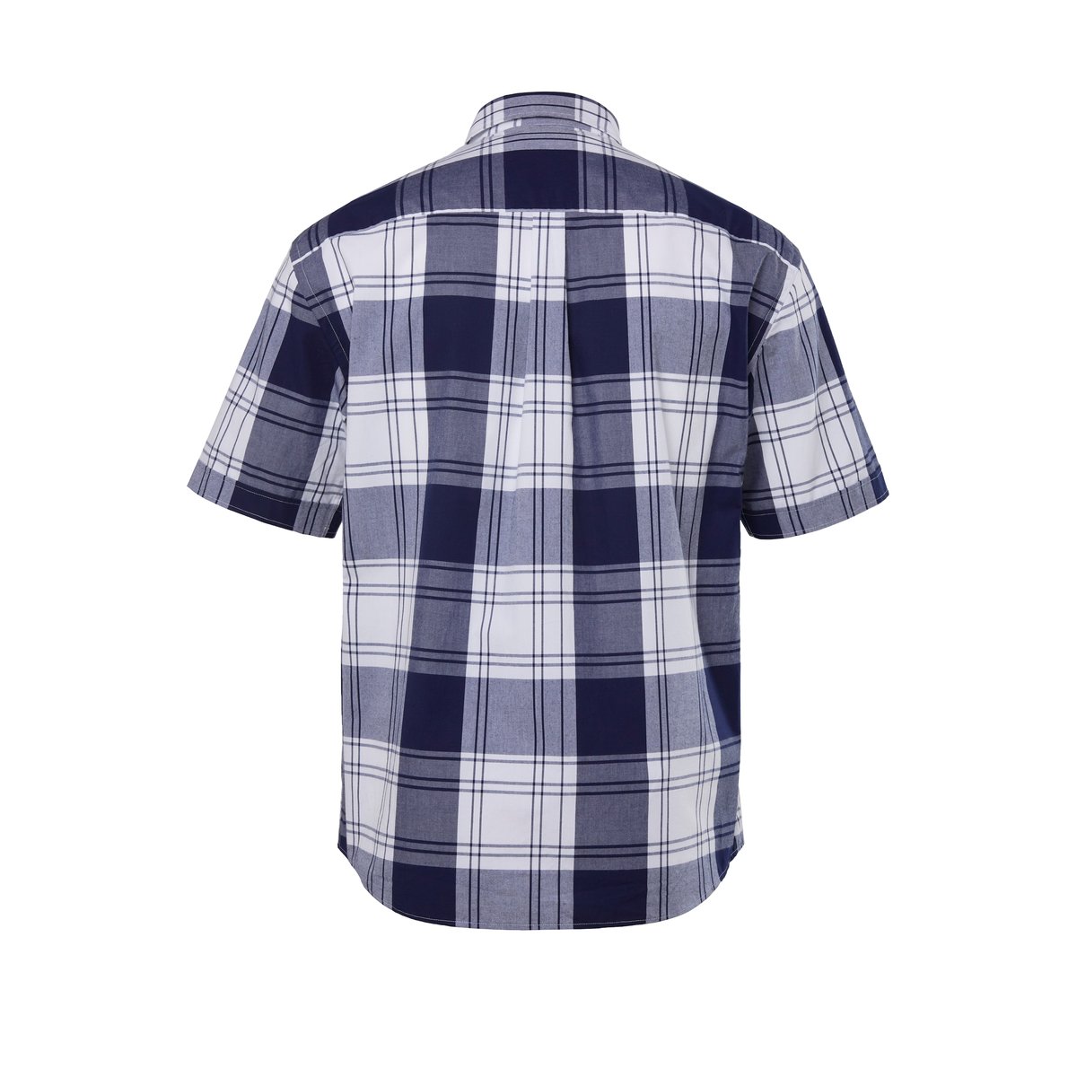 Chemise à carreaux de tenue traditionnelle bleu marine, JP1880