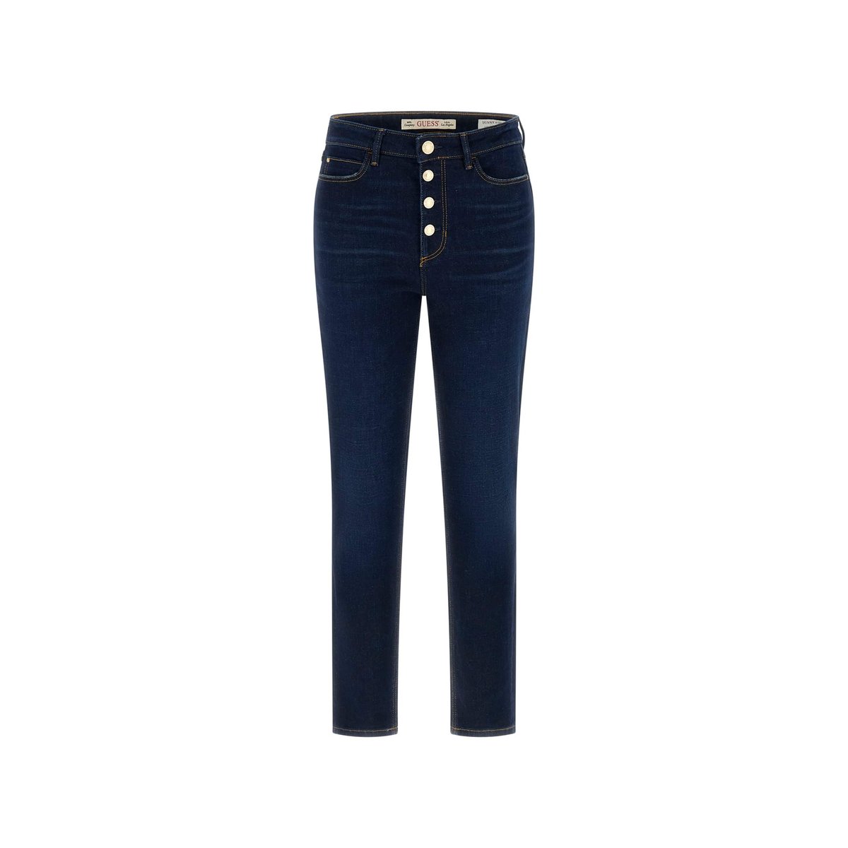 Jean À Boutons Apparents 1981 bleu foncé, GUESS