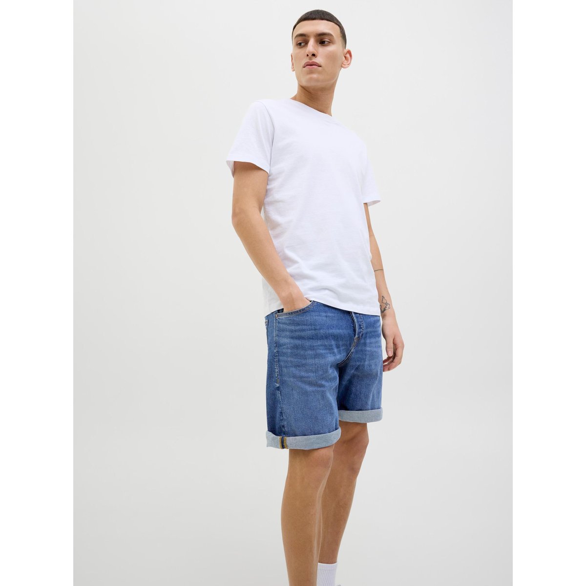 Short en jean regular bleue - blue denim 2, JACK & JONES