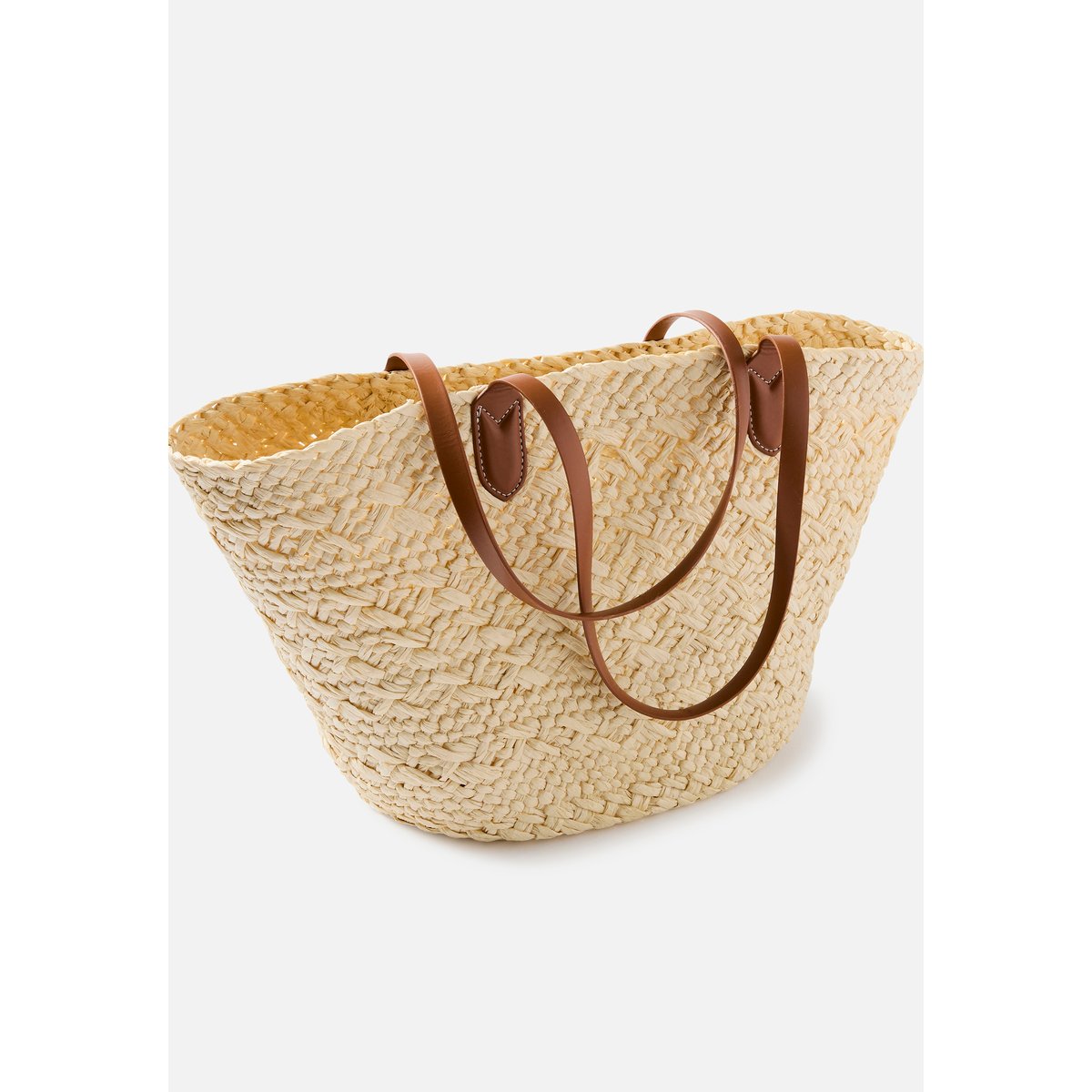 Panier tressé blanc cassé, DAMART