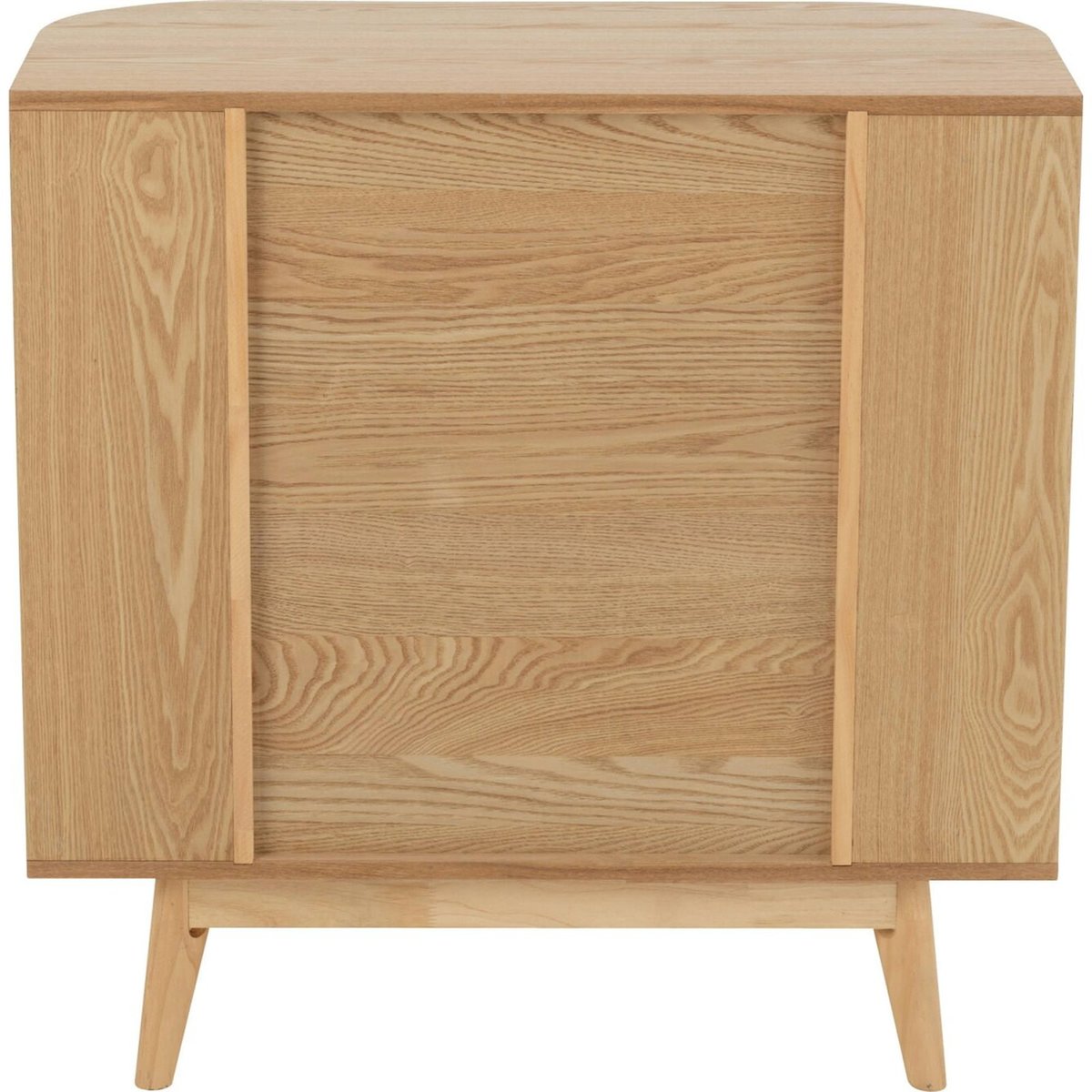 Commode arrondie en bois de pin naturel, RECOLLECTION