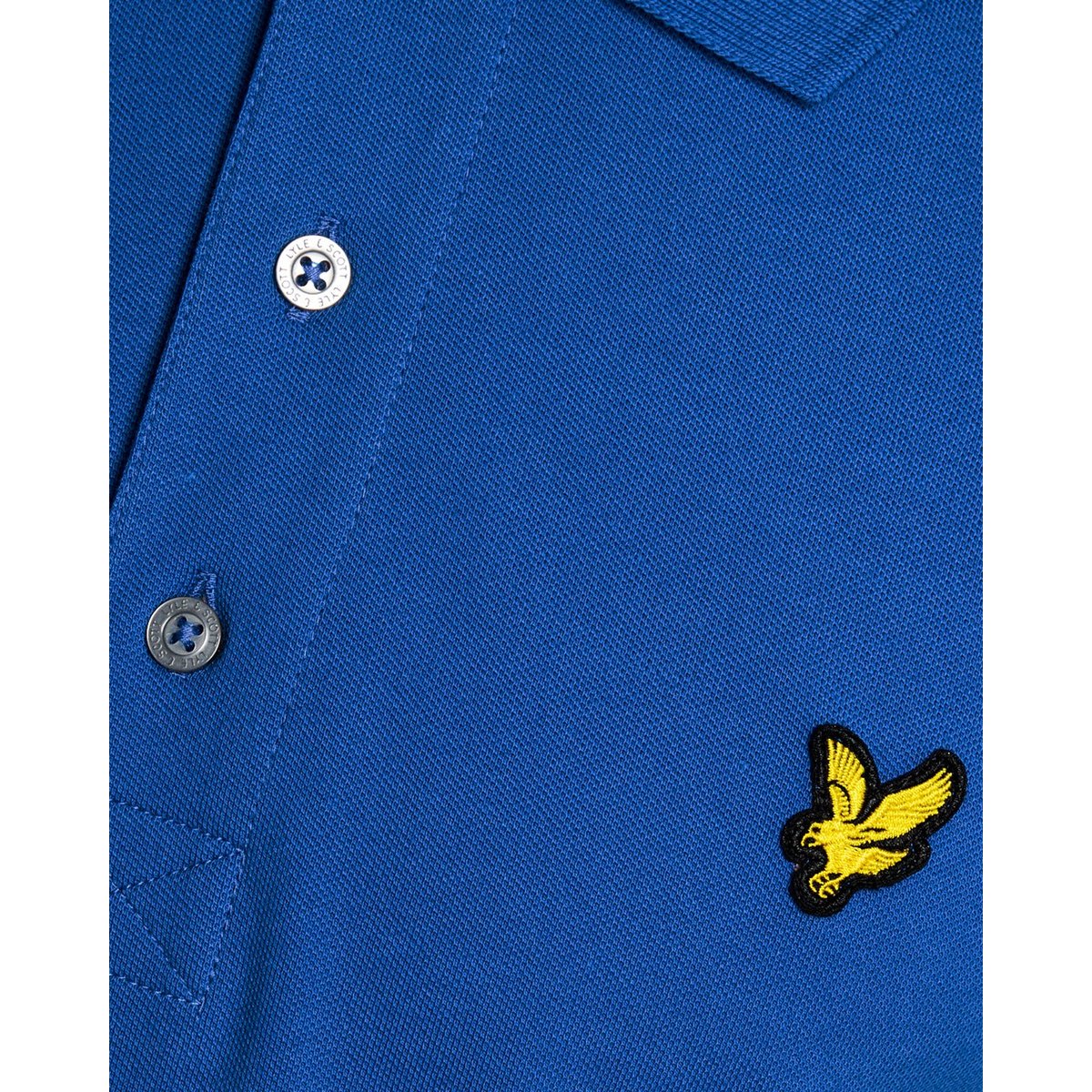 Polo en coton bleu clair, LYLE & SCOTT