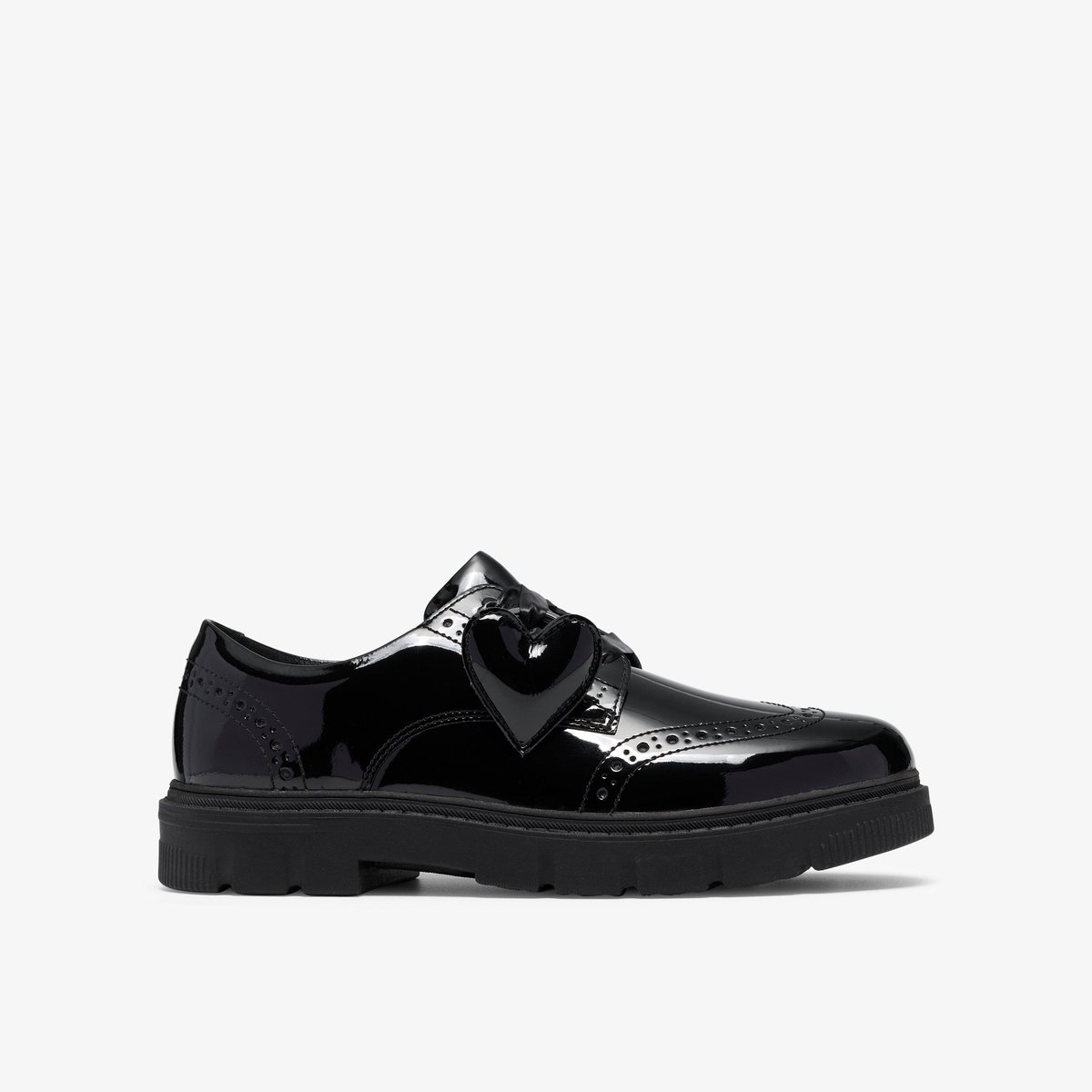 Derbies Cuir Coupe Extra Large LORCAM LACE Y noir, CLARKS