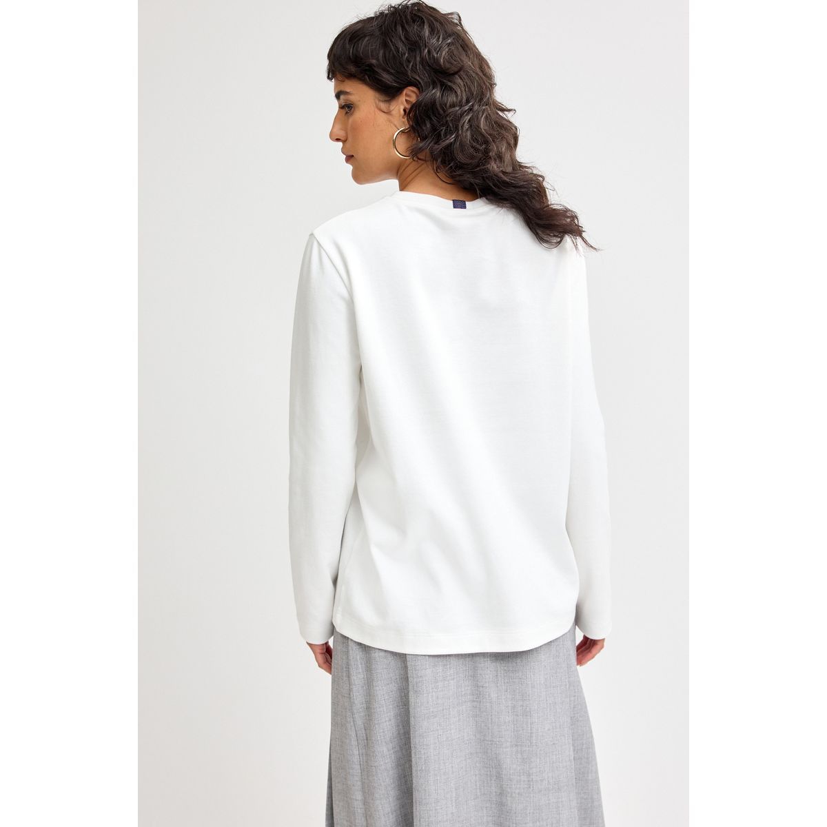 T-shirt épais à manches longues white, NEXT