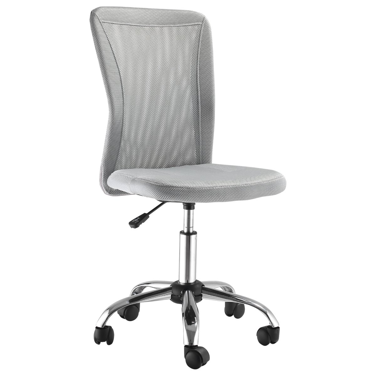 chaise de bureau Polyester Gris gris, HOMCOM