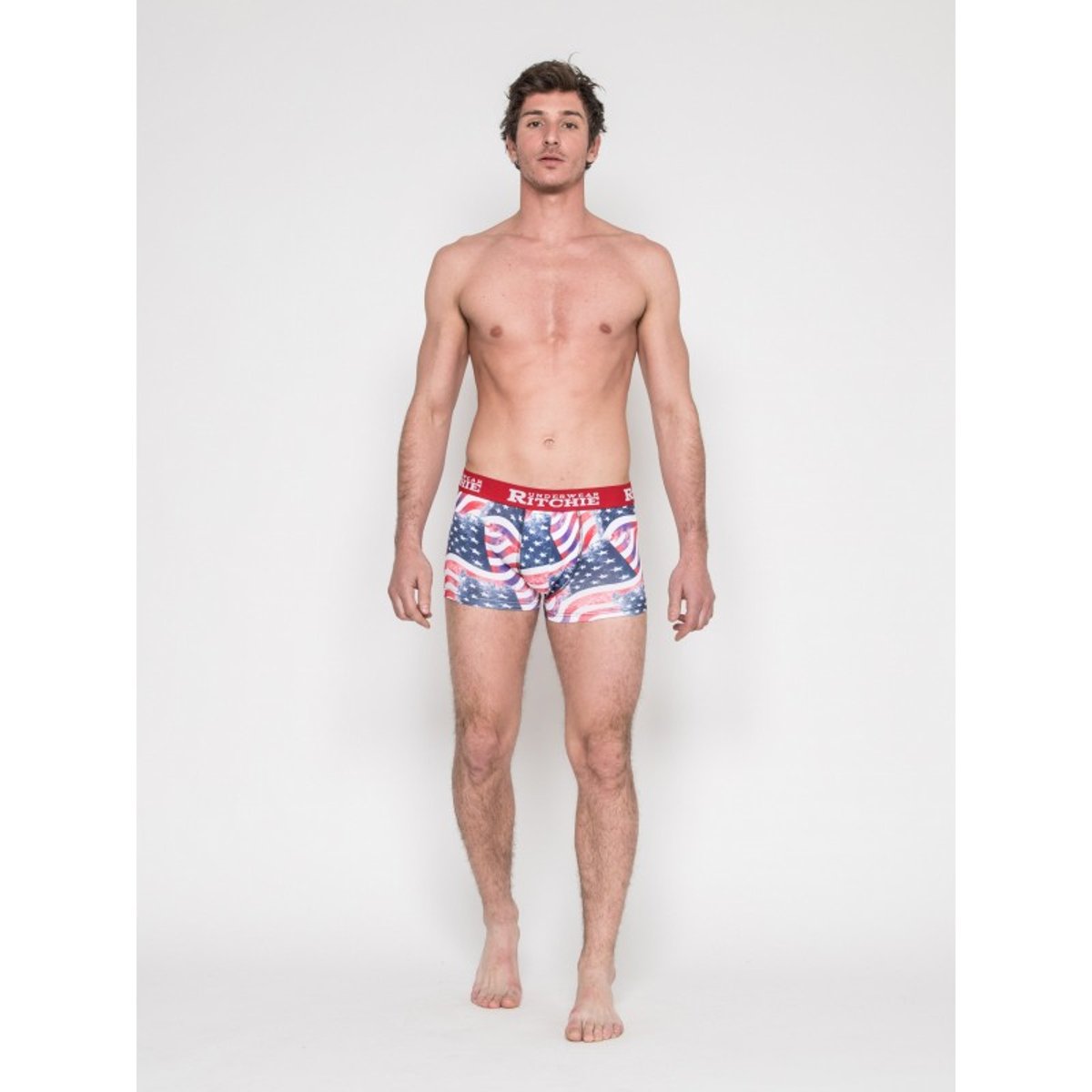 Boxer Motifs Redmond rouge, RITCHIE