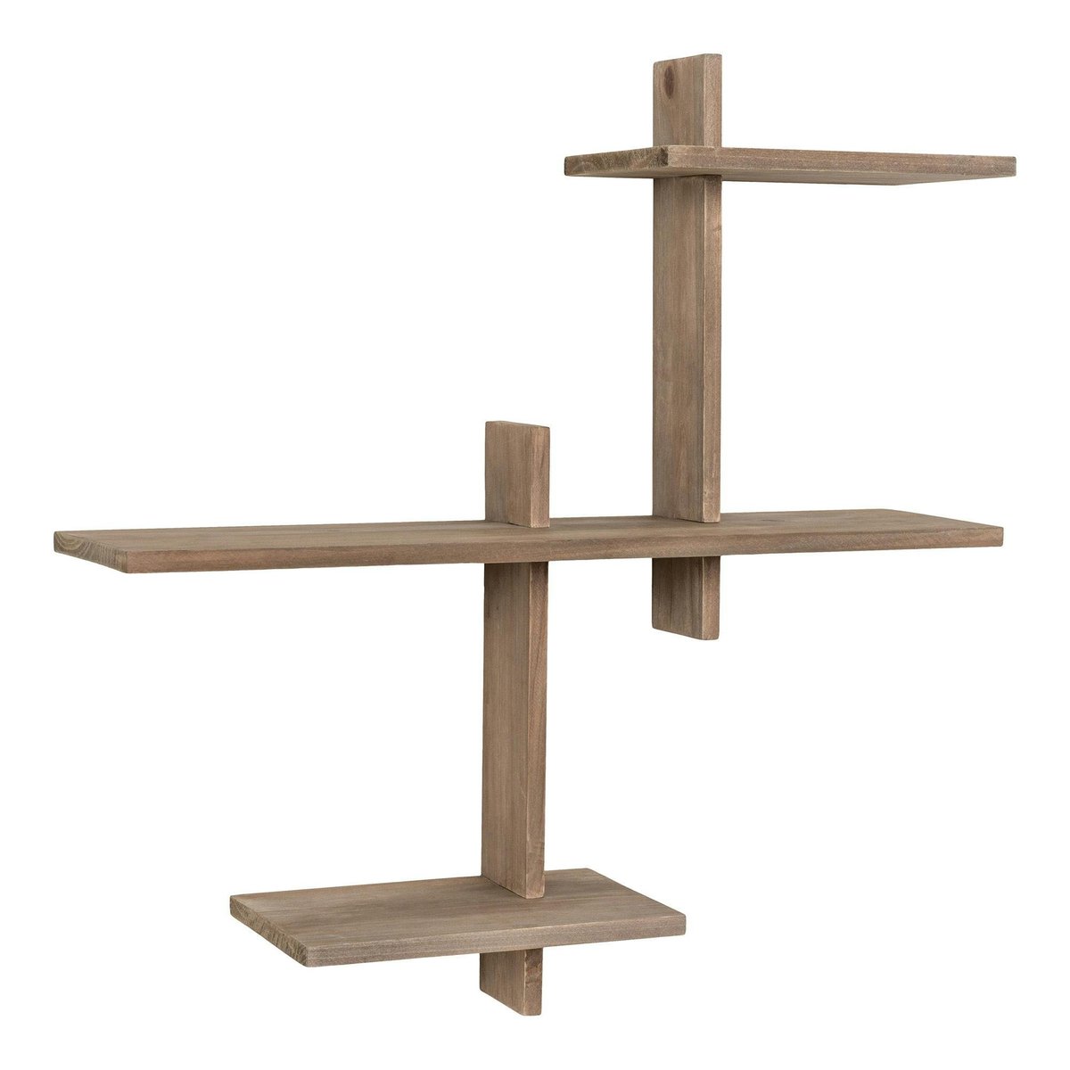 Etagère murale déstructurée en bois TALLINN bois naturel, PIER IMPORT