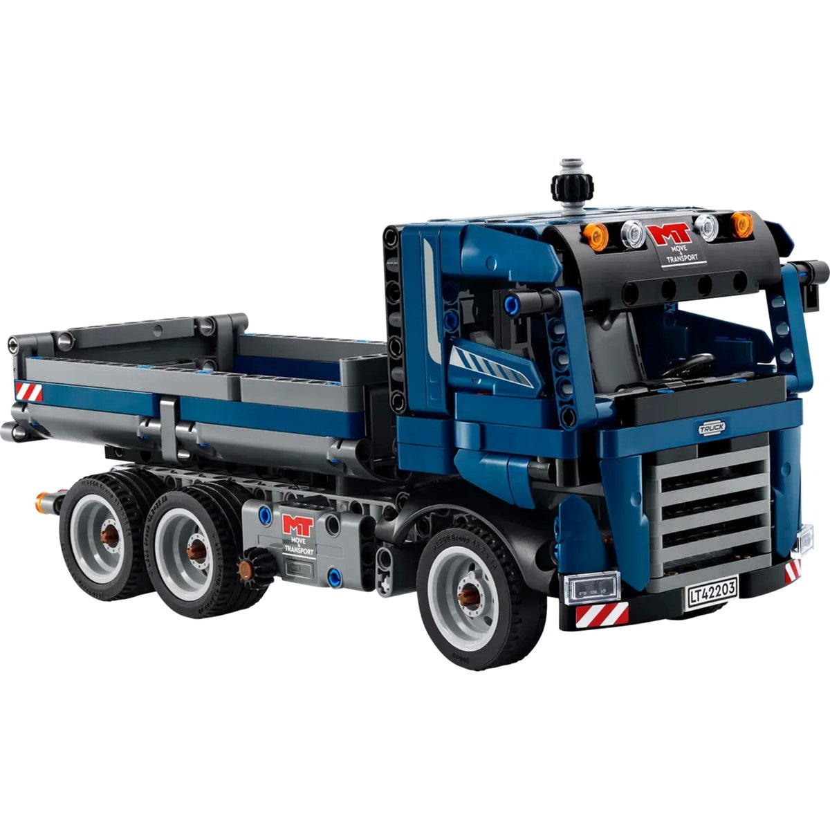 LEGO Technic Camion Benne 42203 - Aventures de Construction pour Enfants bleu, LEGO