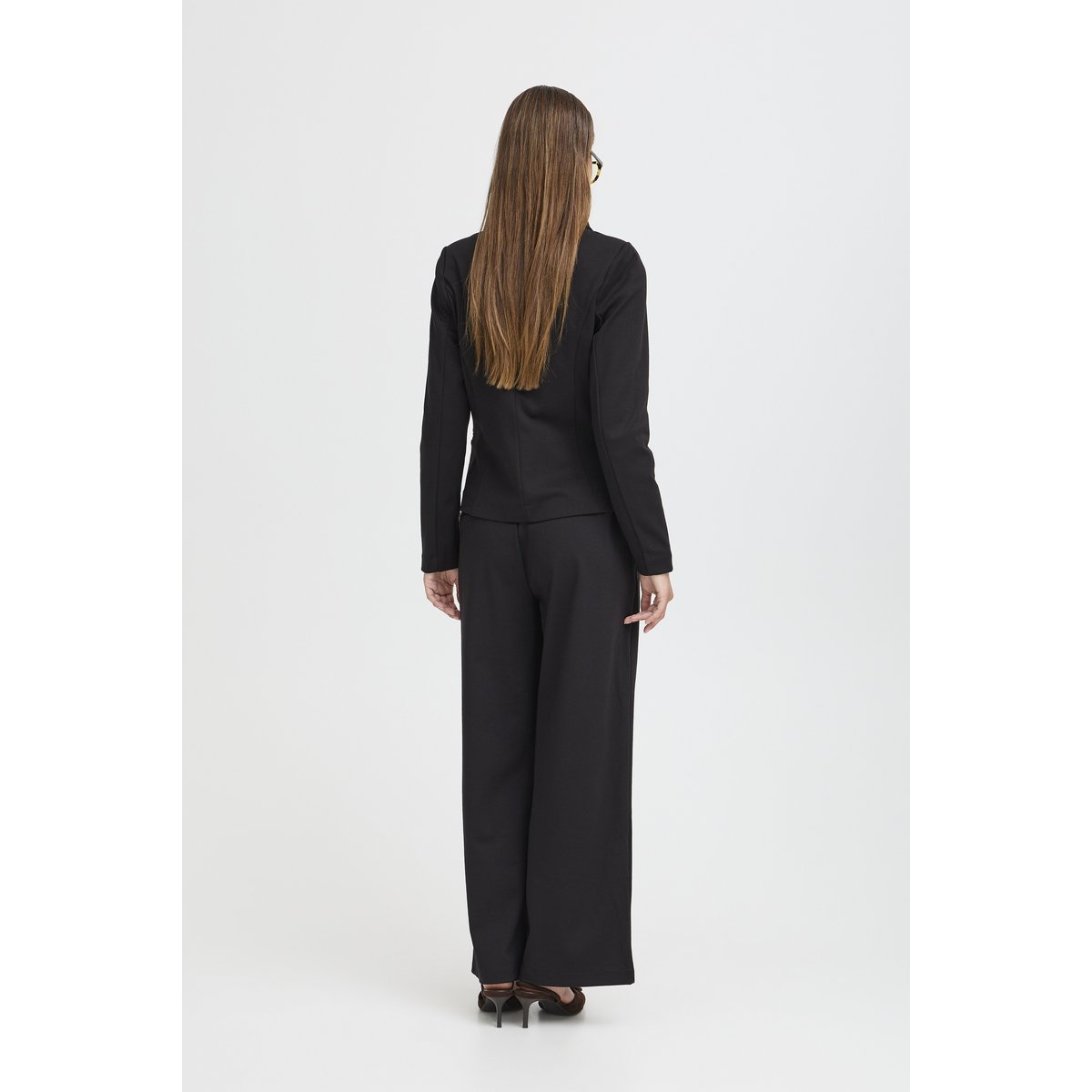 Blazer classique à manches longues noir, B.YOUNG