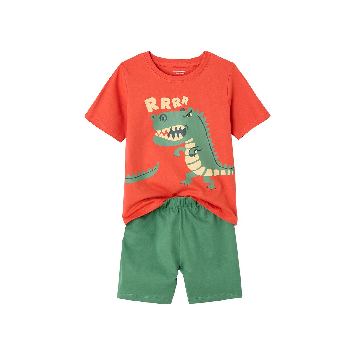 Lot de 2 pyjashorts animaux multicolore, VERTBAUDET