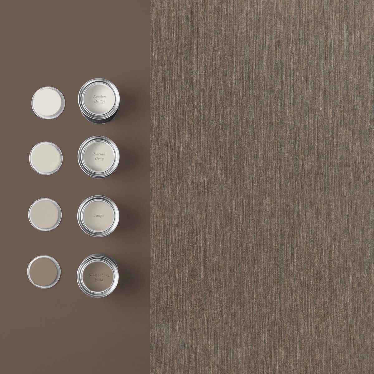 Papier peint Origin Ground marron, GRAHAM ET BROWN