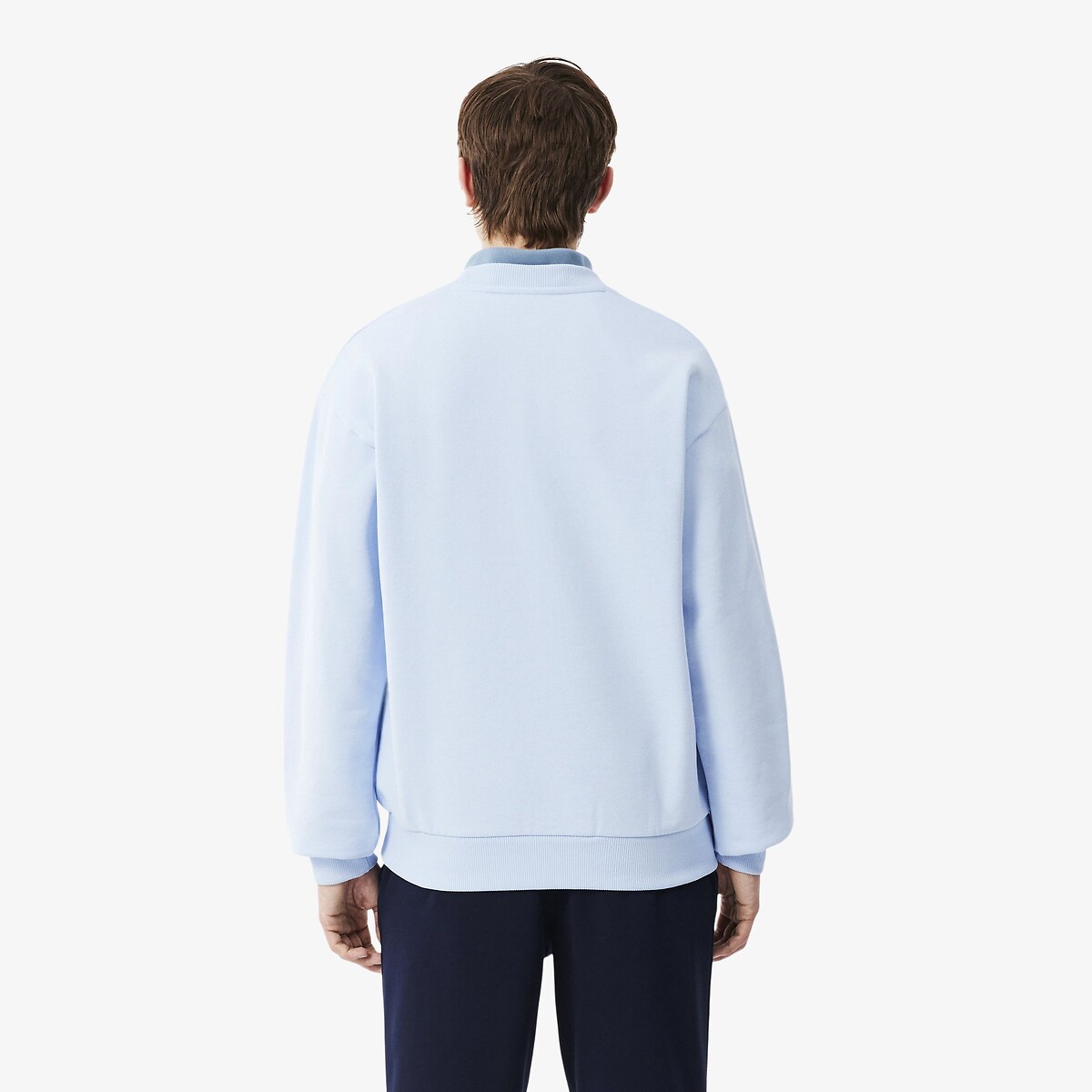 Fleece Sweatshirt light blue, LACOSTE