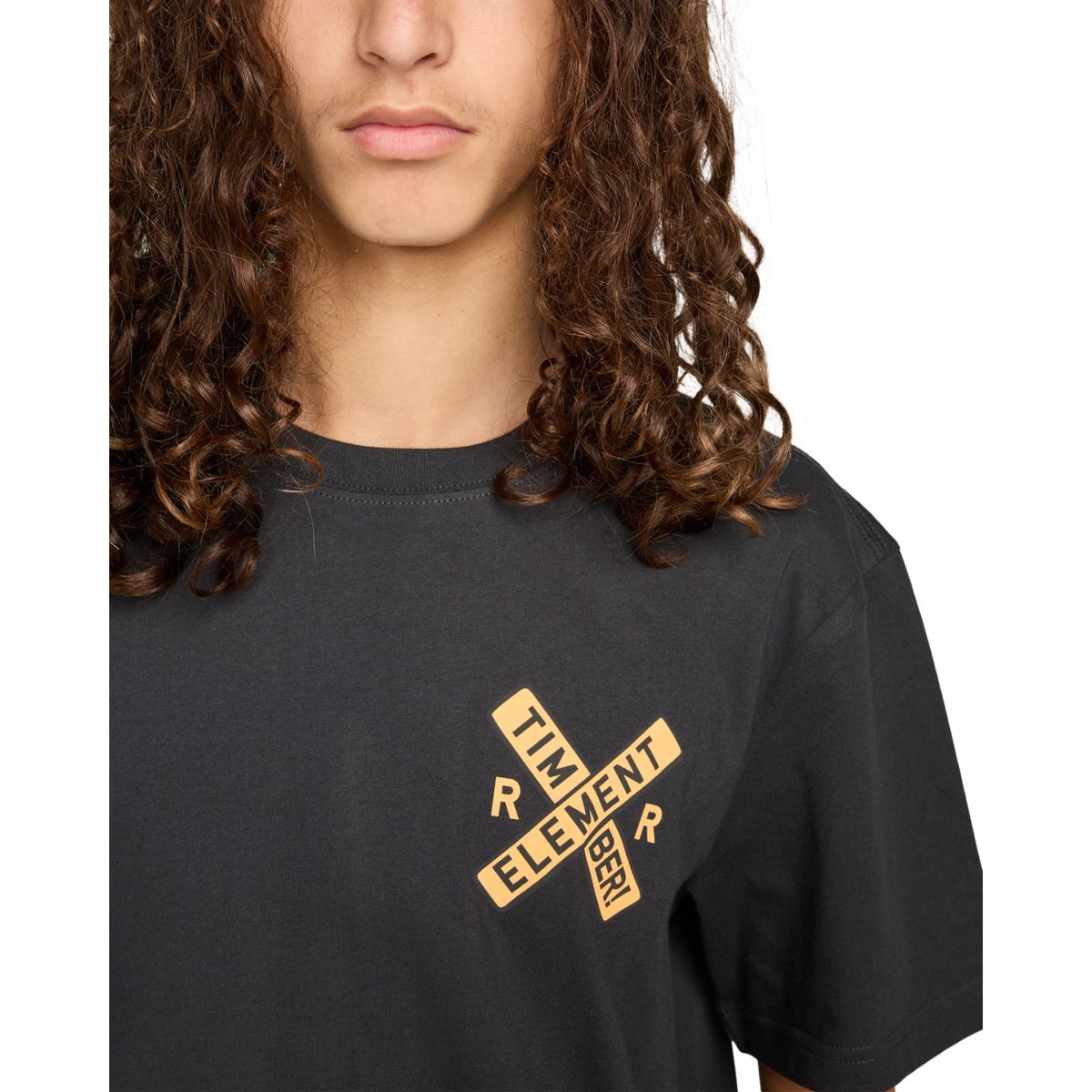 T-shirt à manches courtes TIMBER FREIGHT TRAIN noir off black, ELEMENT