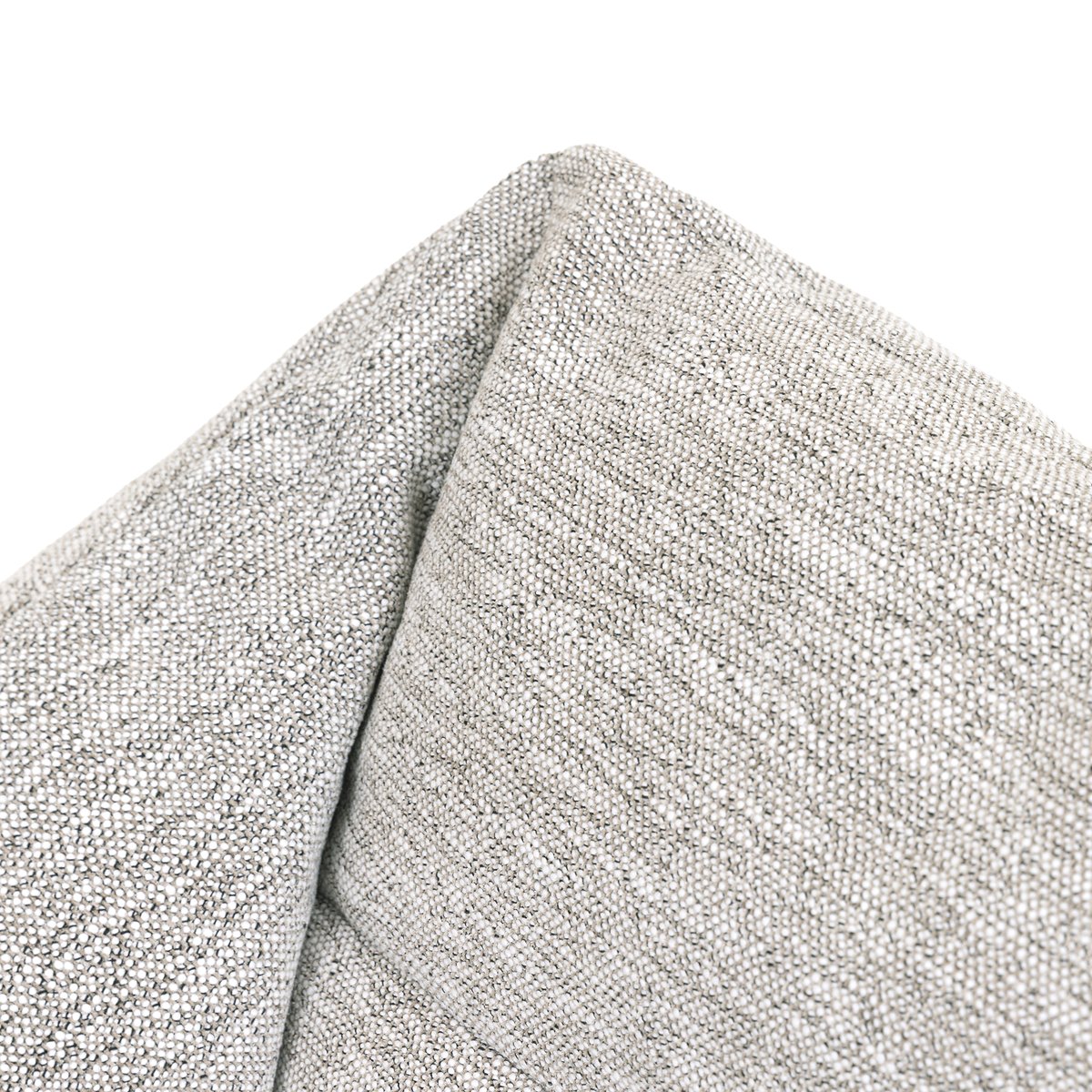 Pouf fauteuil salon en tissu tissé Oeko-Tex® - NATALIA naturel beige, ICON