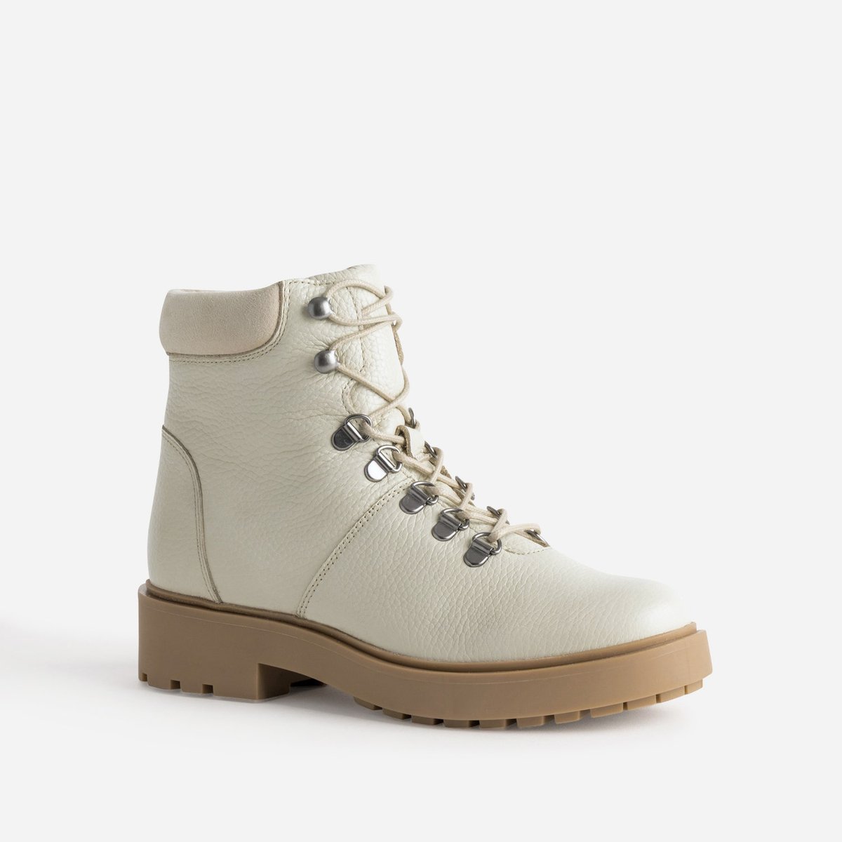 Boots en cuir LINKA ecru, ERAM