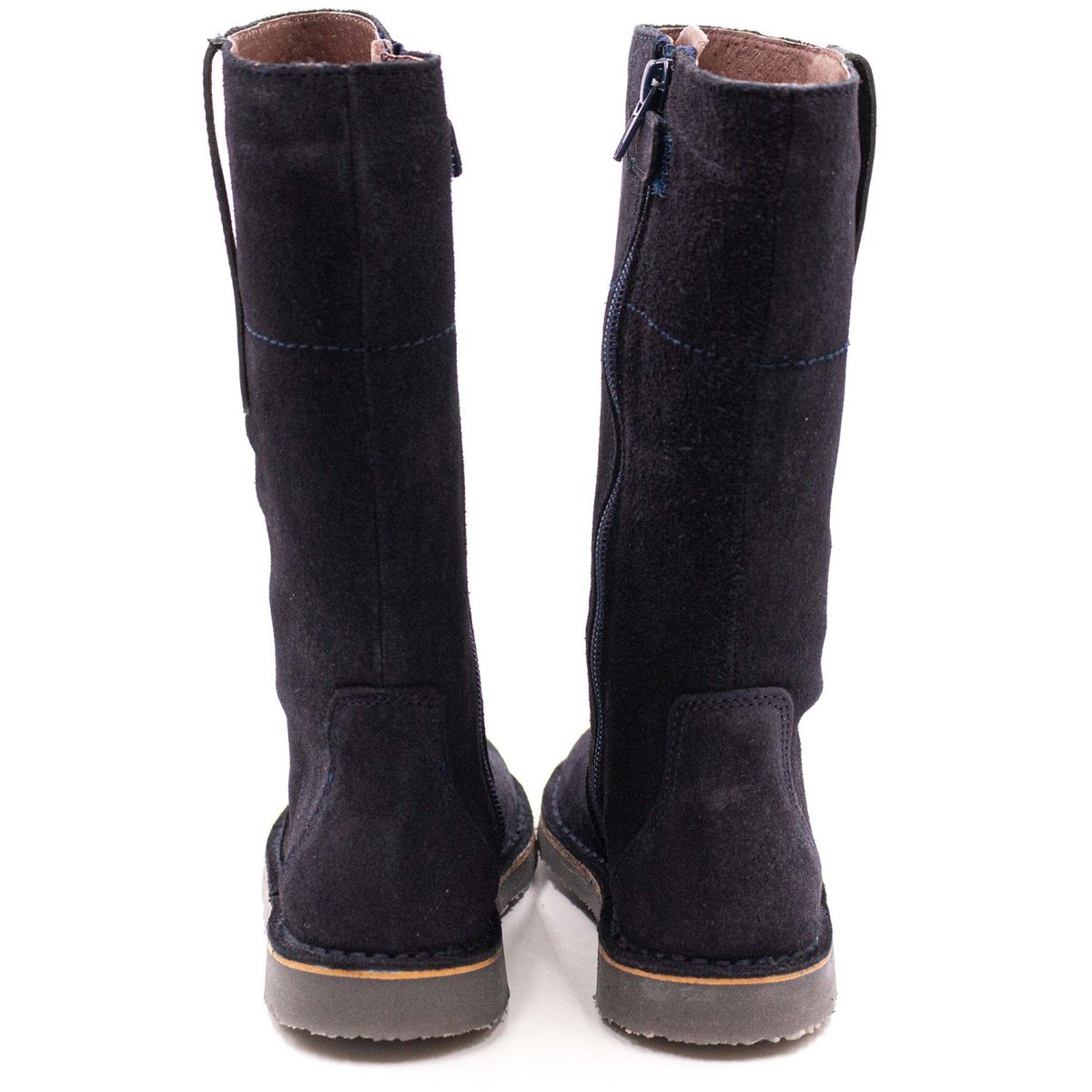 Boni Svea - bottes daim daim bleu marine, BONI&SIDONIE