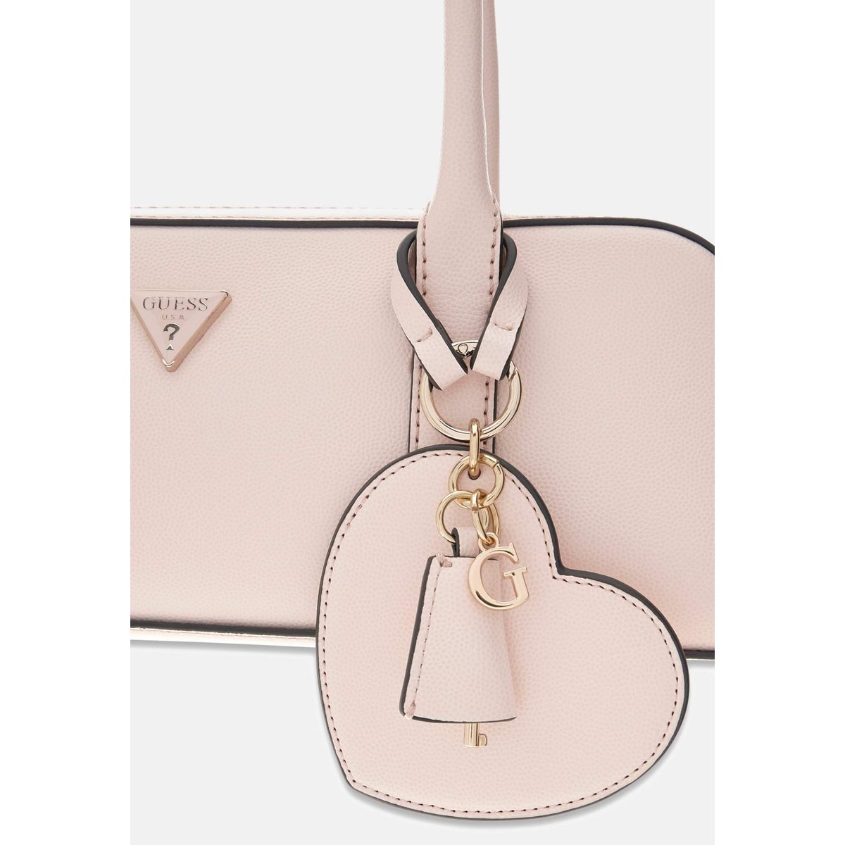 Sac À Épaule Isobel Logo rose poudré, GUESS