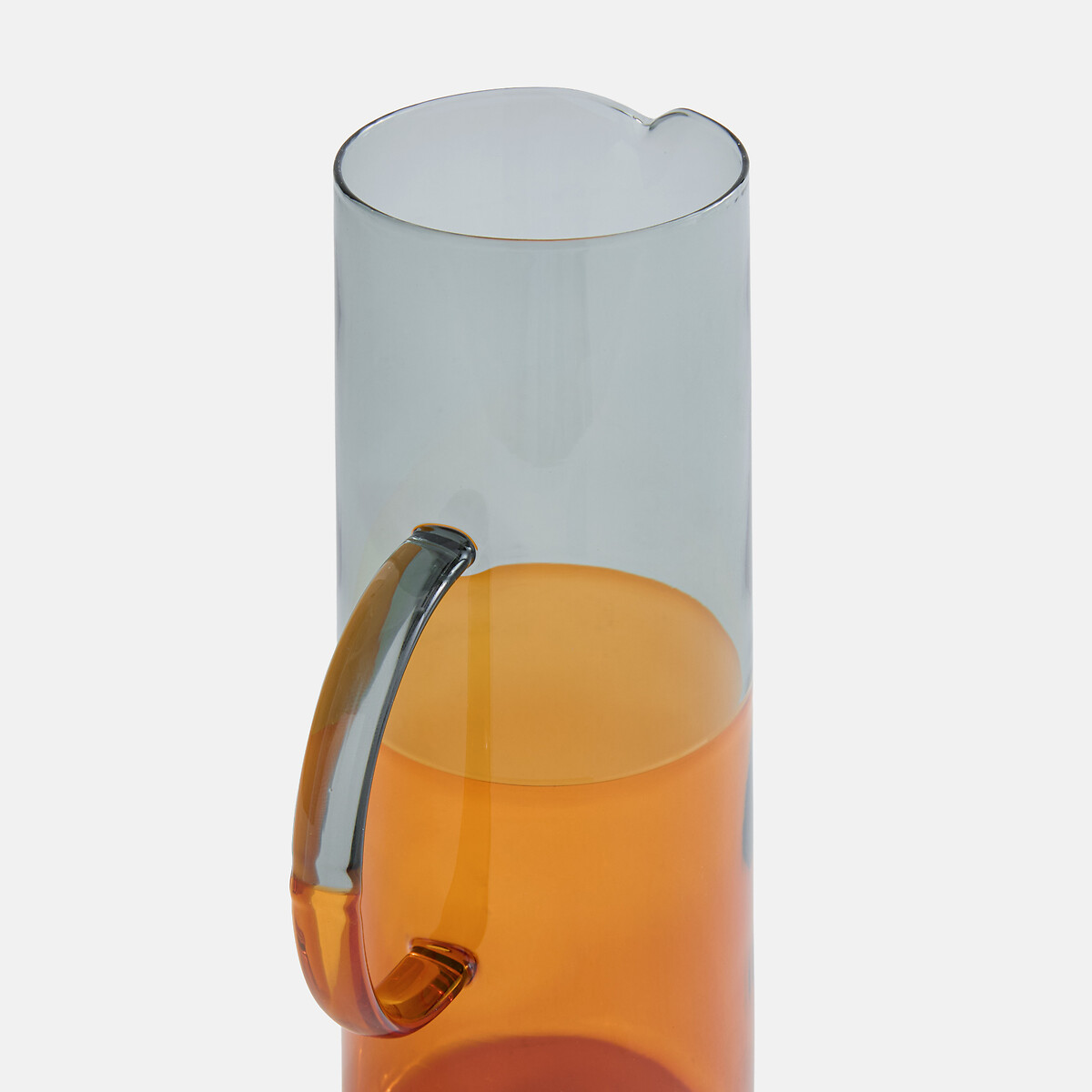 Bianka Two-Tone Borosilicate Glass Carafe amber/smoky, LA REDOUTE INTERIEURS