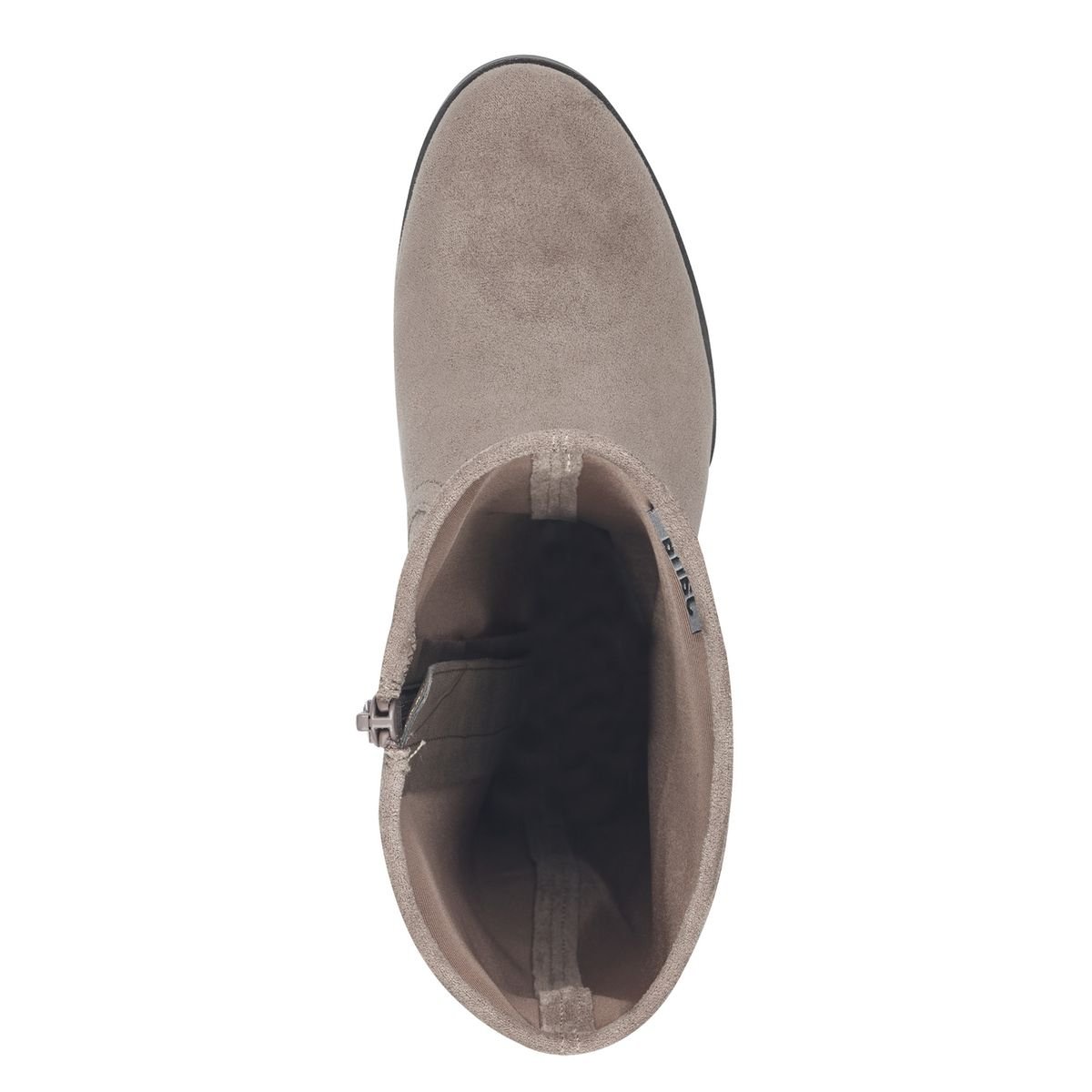Bottes talon bloc marron poivre, JANA