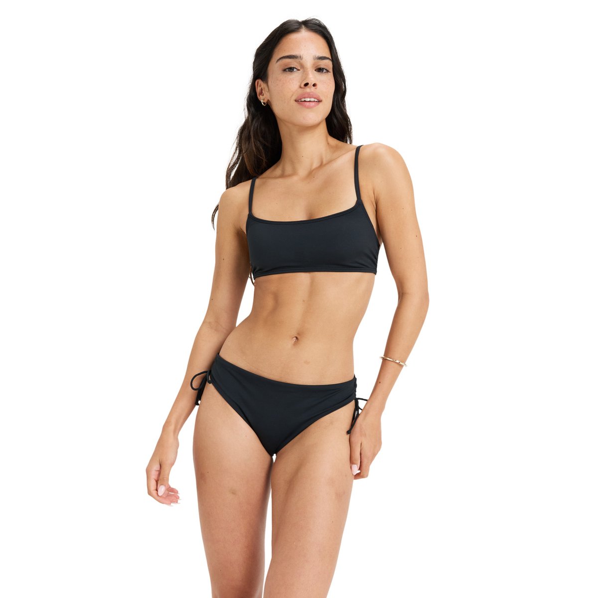 Haut de maillot de bain brassière BEACH CLASSICS. noir anthracite, ROXY