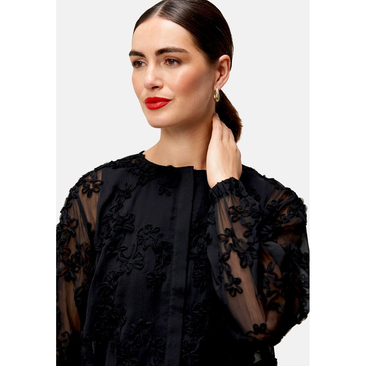 Blouse mit blumenmuster black beauty, ZERO