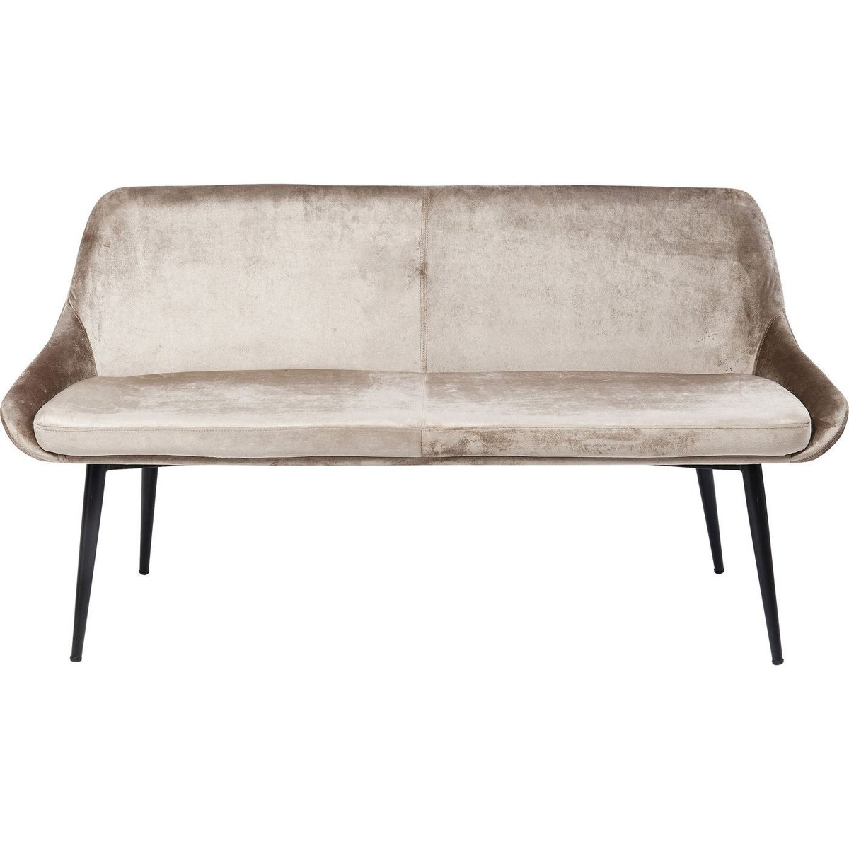 Banquette en velours, EAST SIDE beige, KARE DESIGN