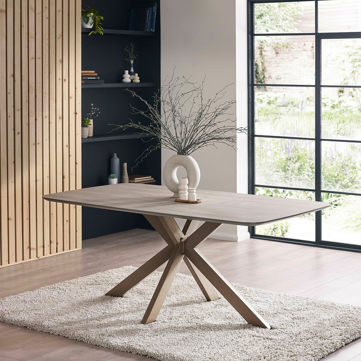 Jonah Rectangular Dining Table light wood, SO'HOME