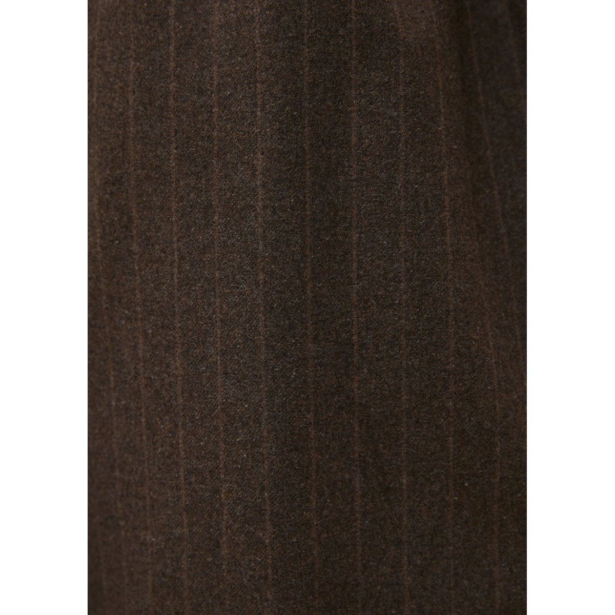 Pantalon large en flanelle à rayures taupe, HUMILITY