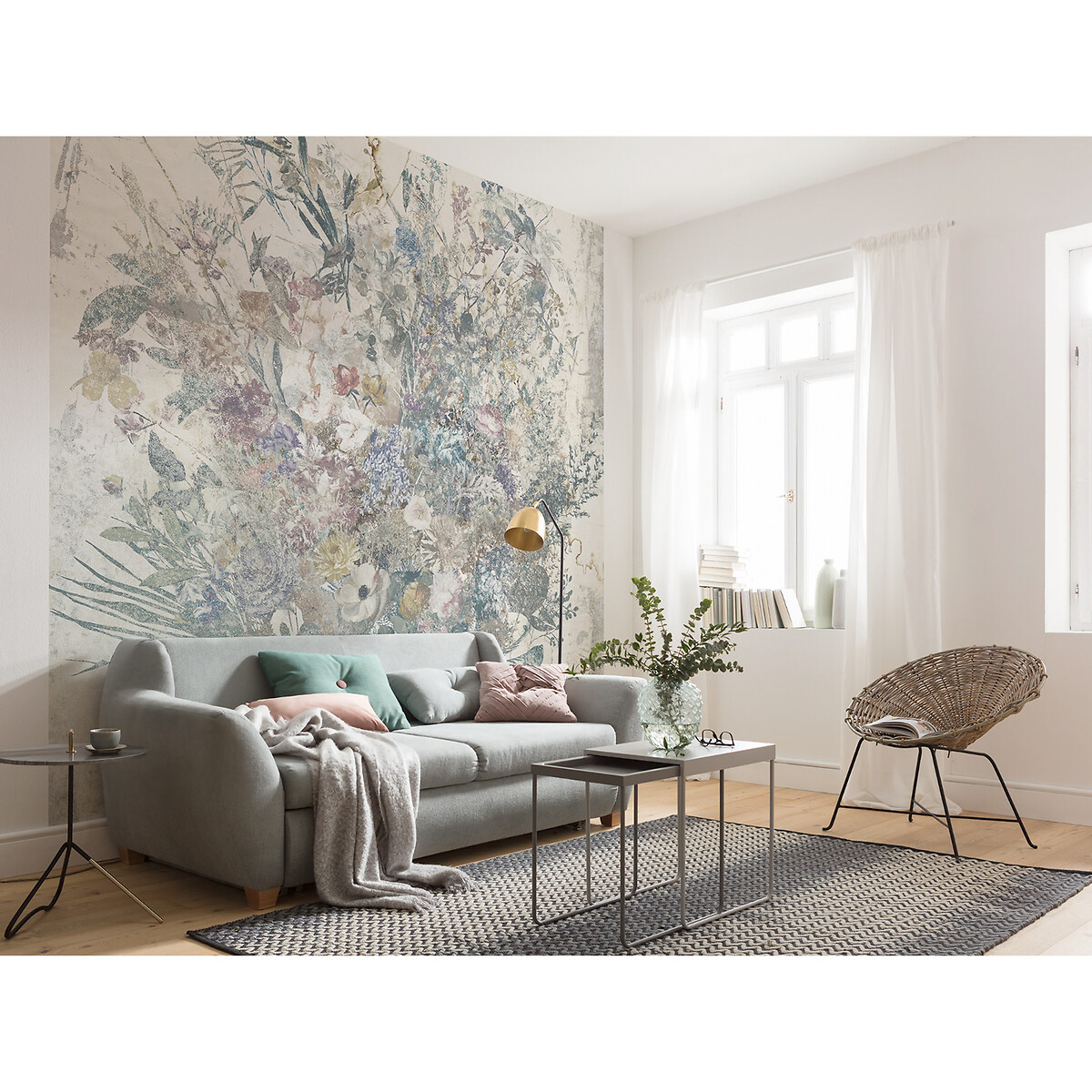 Papel de parede foto mural Bouquet Blowout, da Interelife multicolor, INTERELIFE