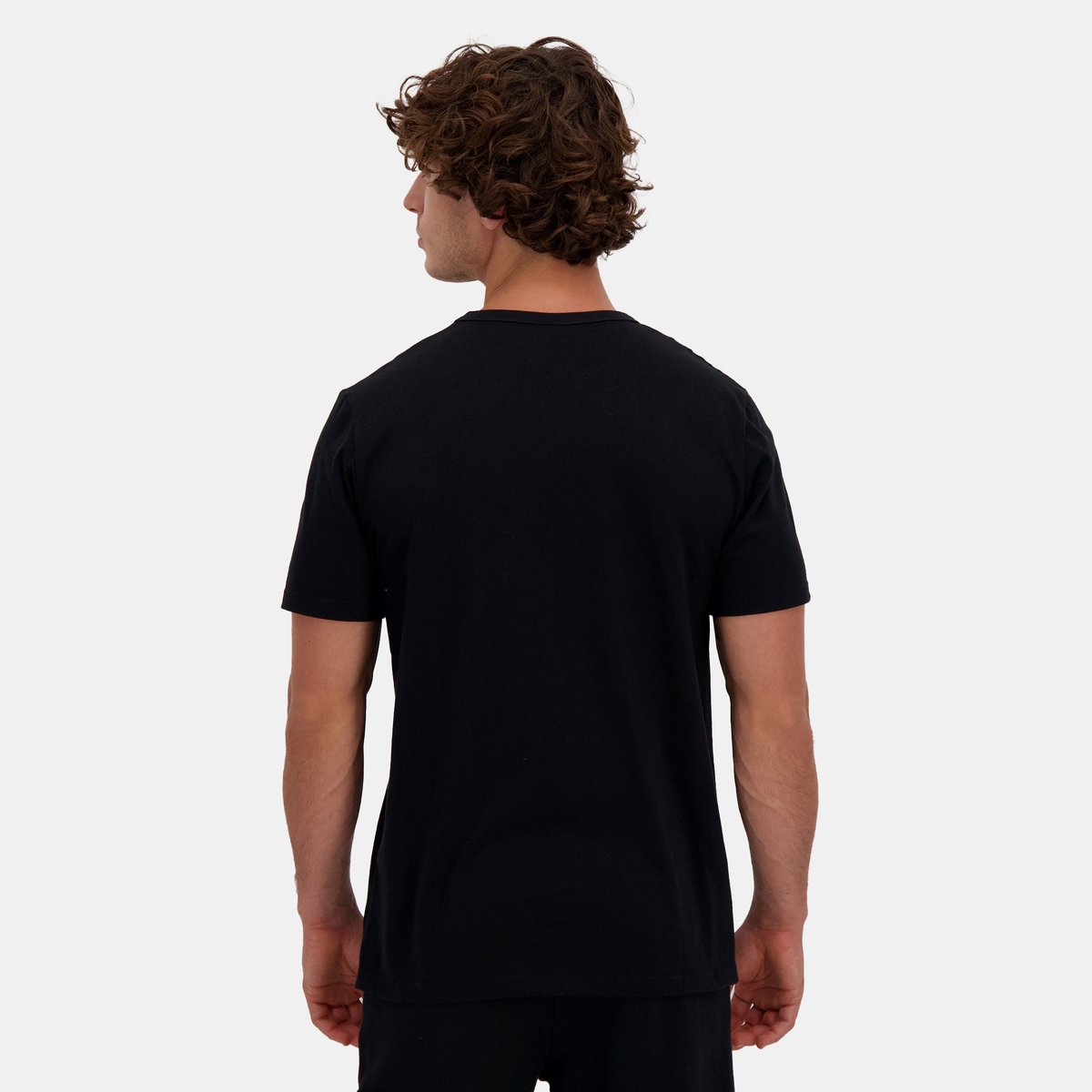 T-shirt manches courtes logo graphique black, LE COQ SPORTIF