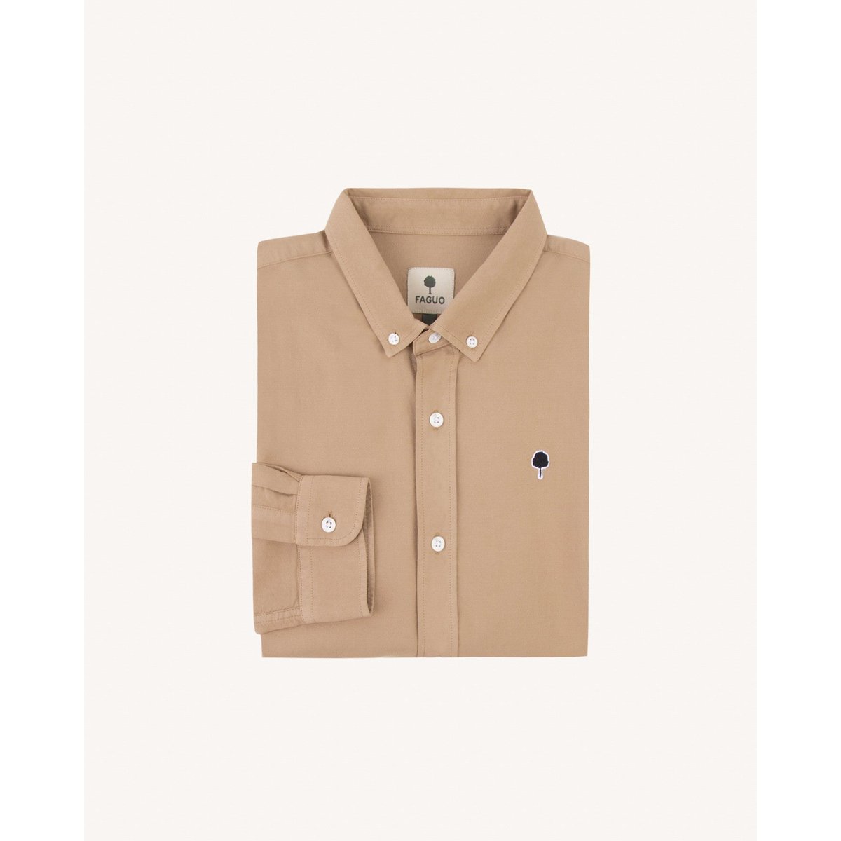 Chemise IVOY taupe, FAGUO