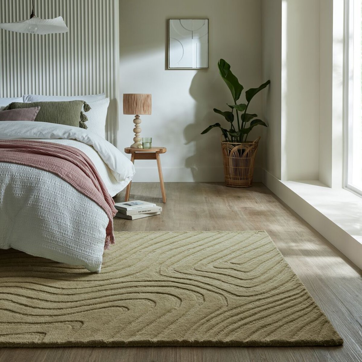 Tapis en laine MESMERISE sauge, FLAIR RUGS