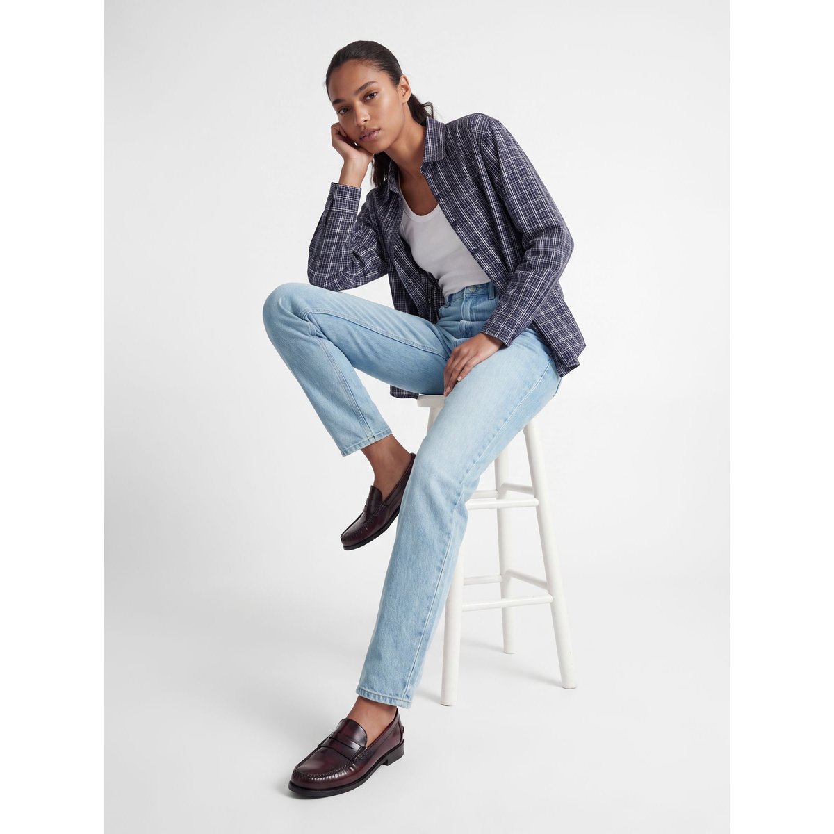 Jean Mom light blue denim, JJXX
