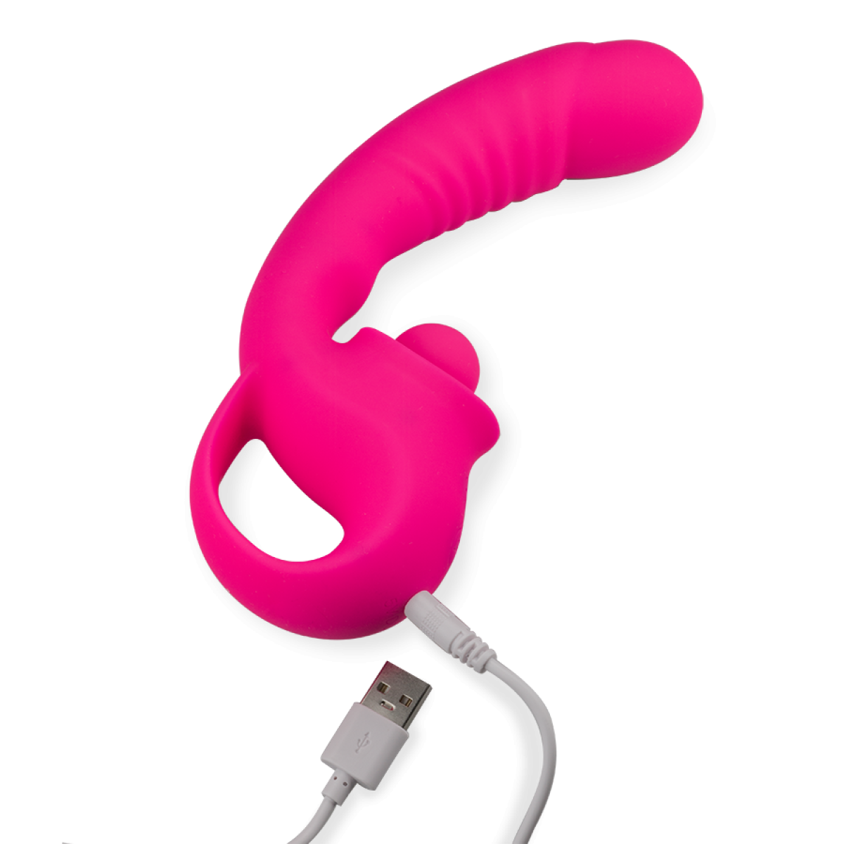 Vibromasseur puissant rabbit ergonomique Ellow rose, LOVE AND VIBES