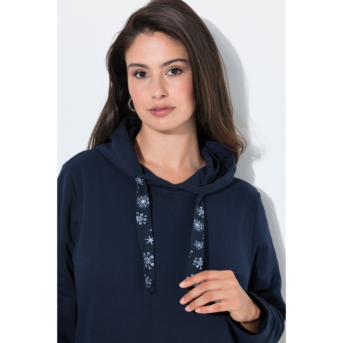 Robe en molleton marine, ULLA POPKEN