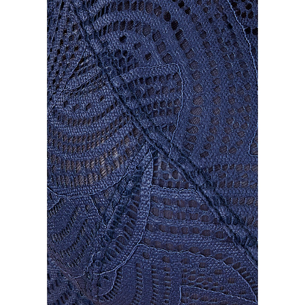 Soutien-gorge à armatures forme foulard bleu marine, DAMART