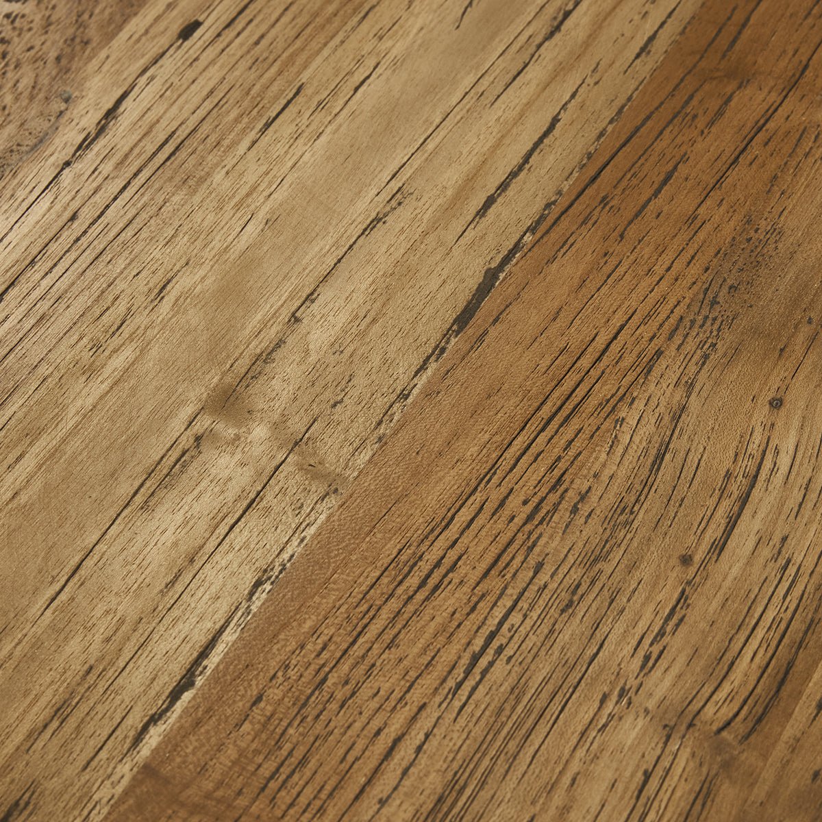 Table basse en bois de teck recyclé 120 cm  CARGO naturel, BERAH GETAH