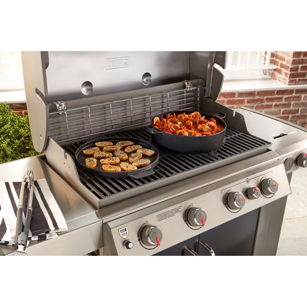 Cocotte barbecue COCOTTE 2 EN 1 POUR GBS noir, WEBER
