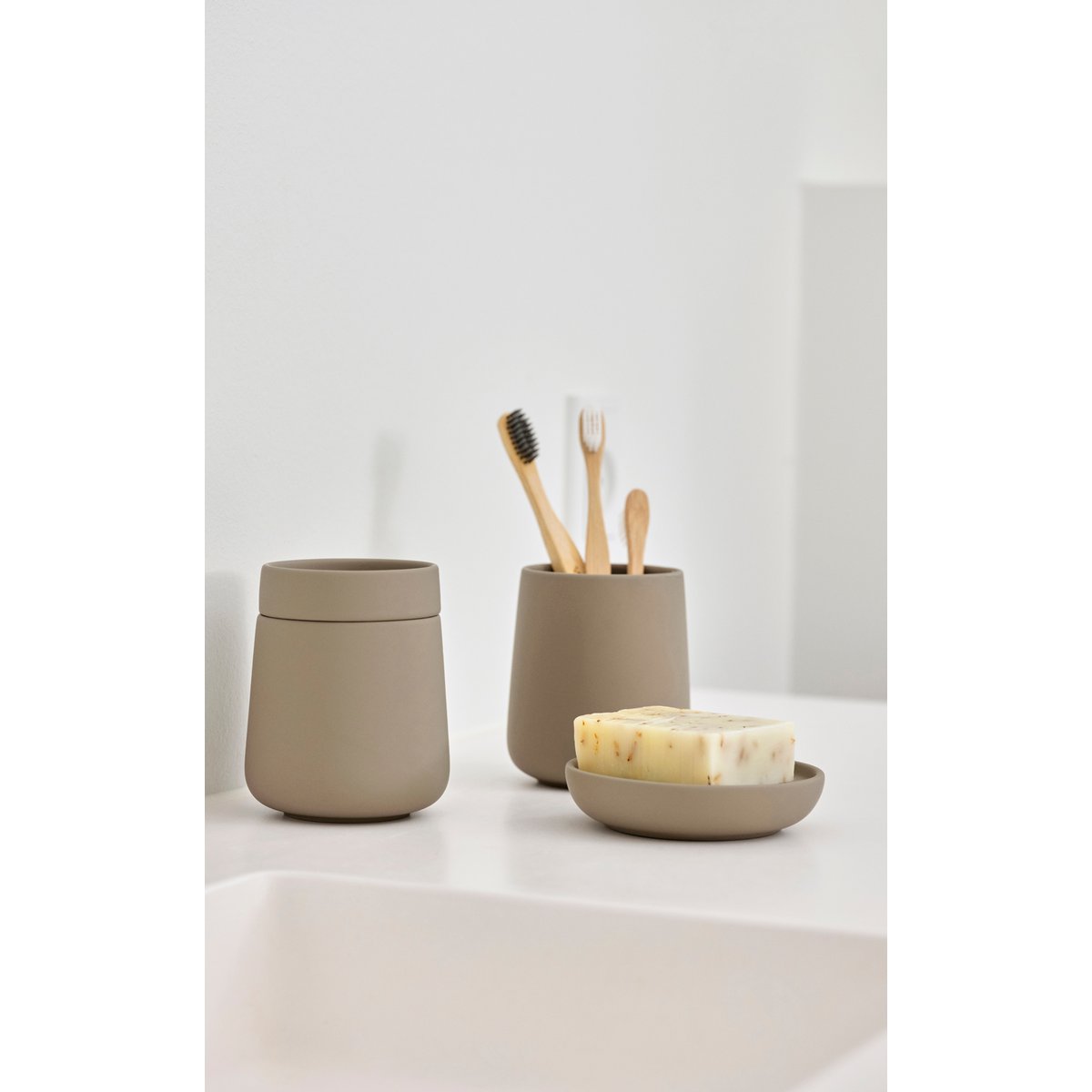 Porte-savon NOVA ONE taupe, ZONE DENMARK