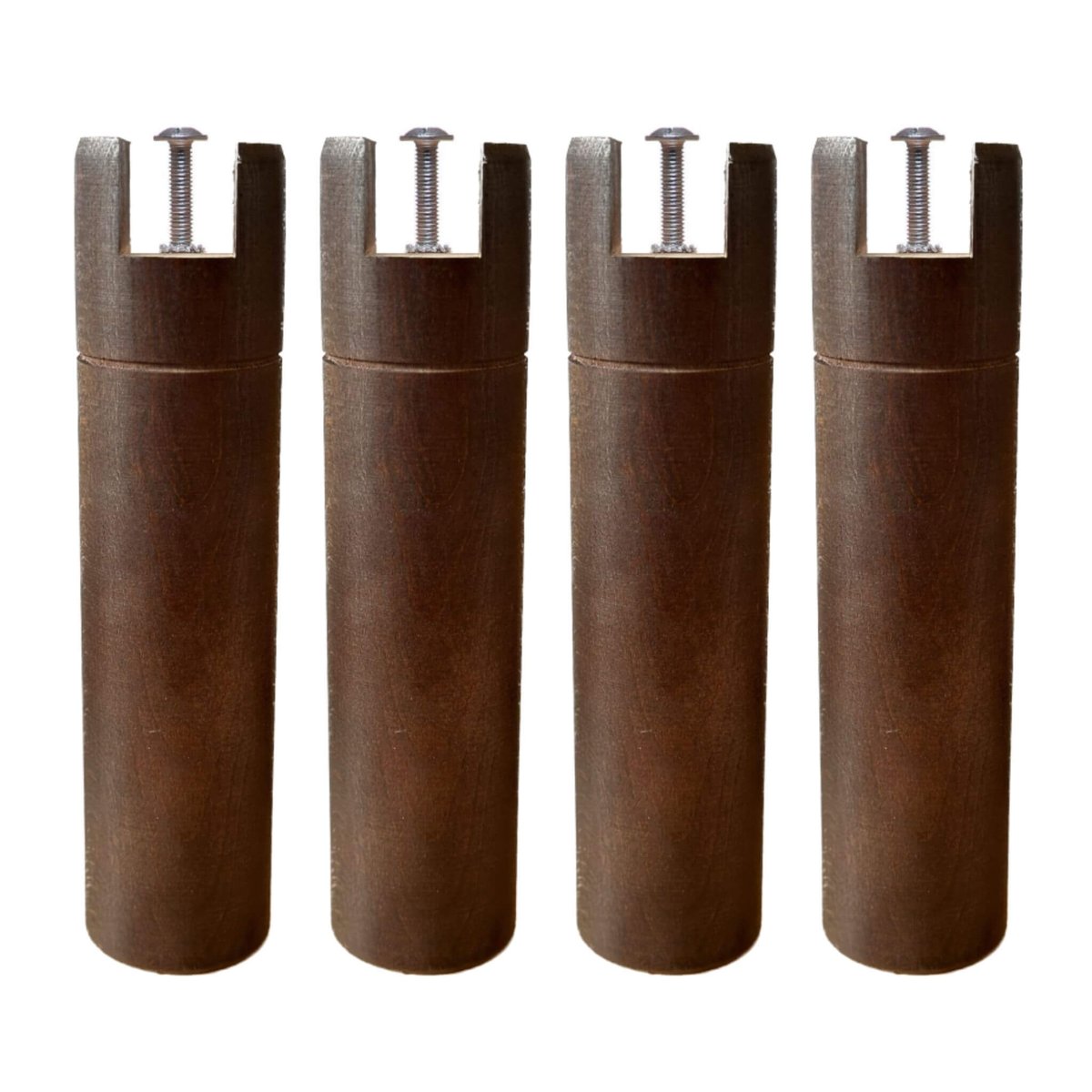 Pied pour cadre à lattes bois (lot de 4) naturel, SOMEO