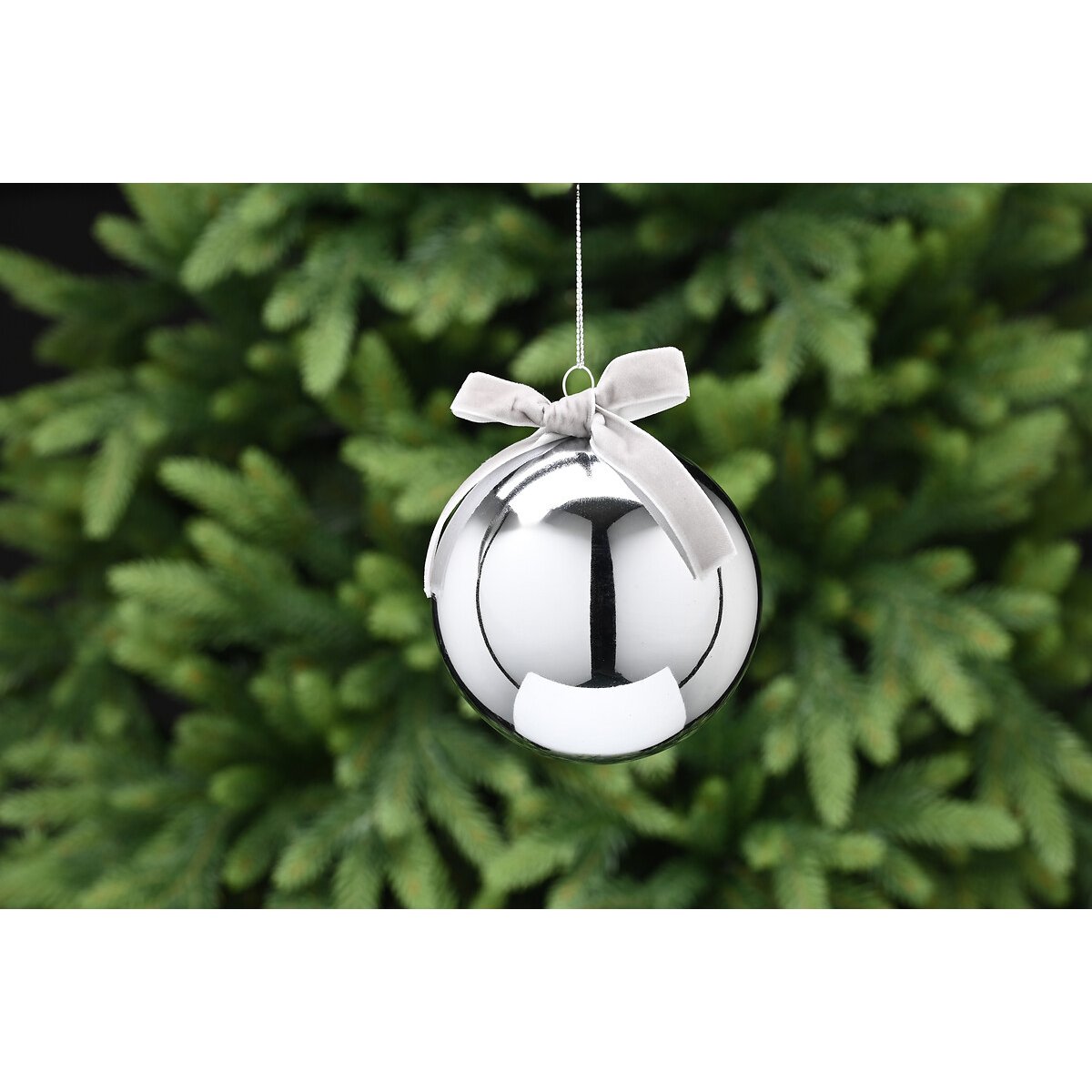 Set of 3 Assorted Bow Baubles multi-coloured, SO'HOME