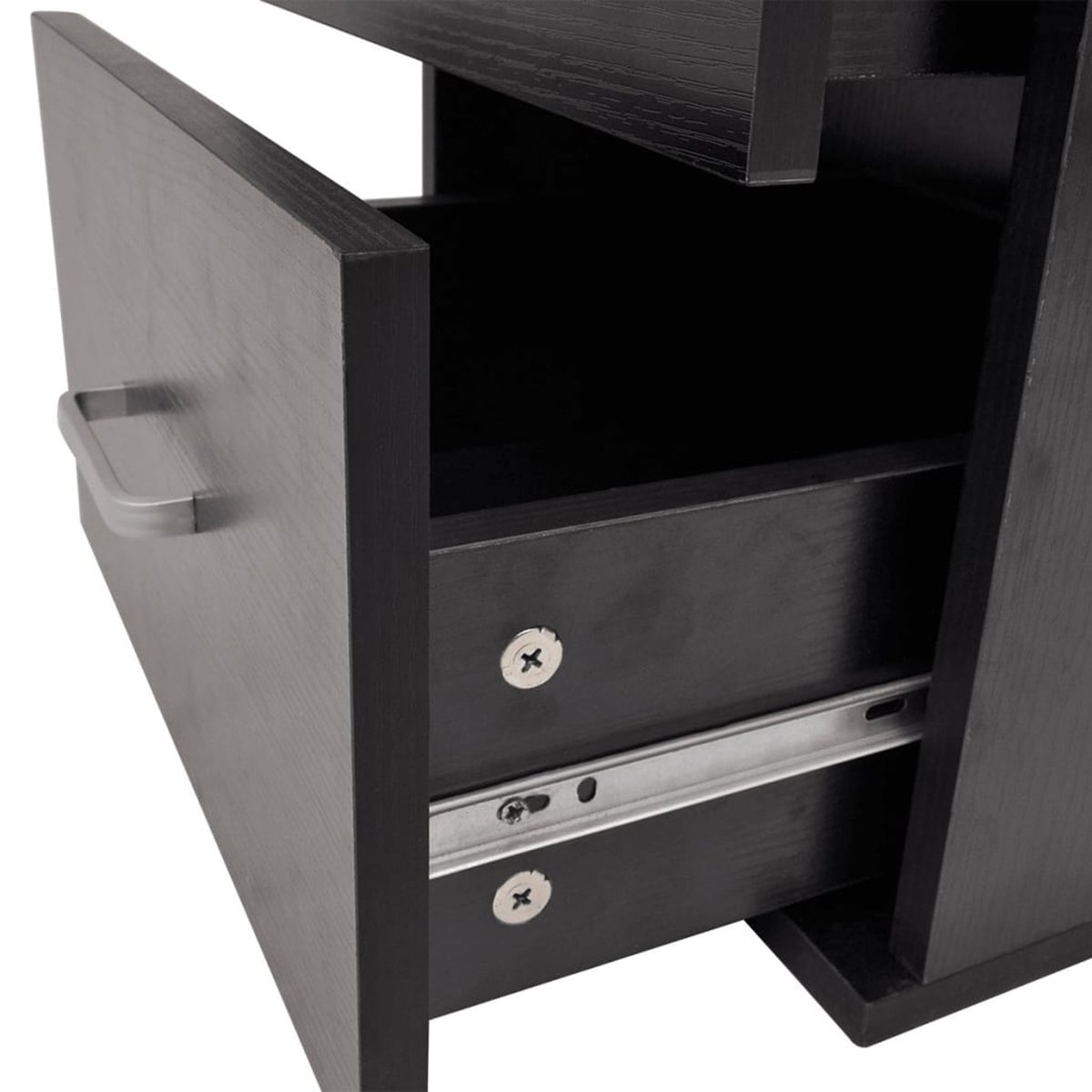 Ensemble de meubles de salle de bain noir, HOME MAISON