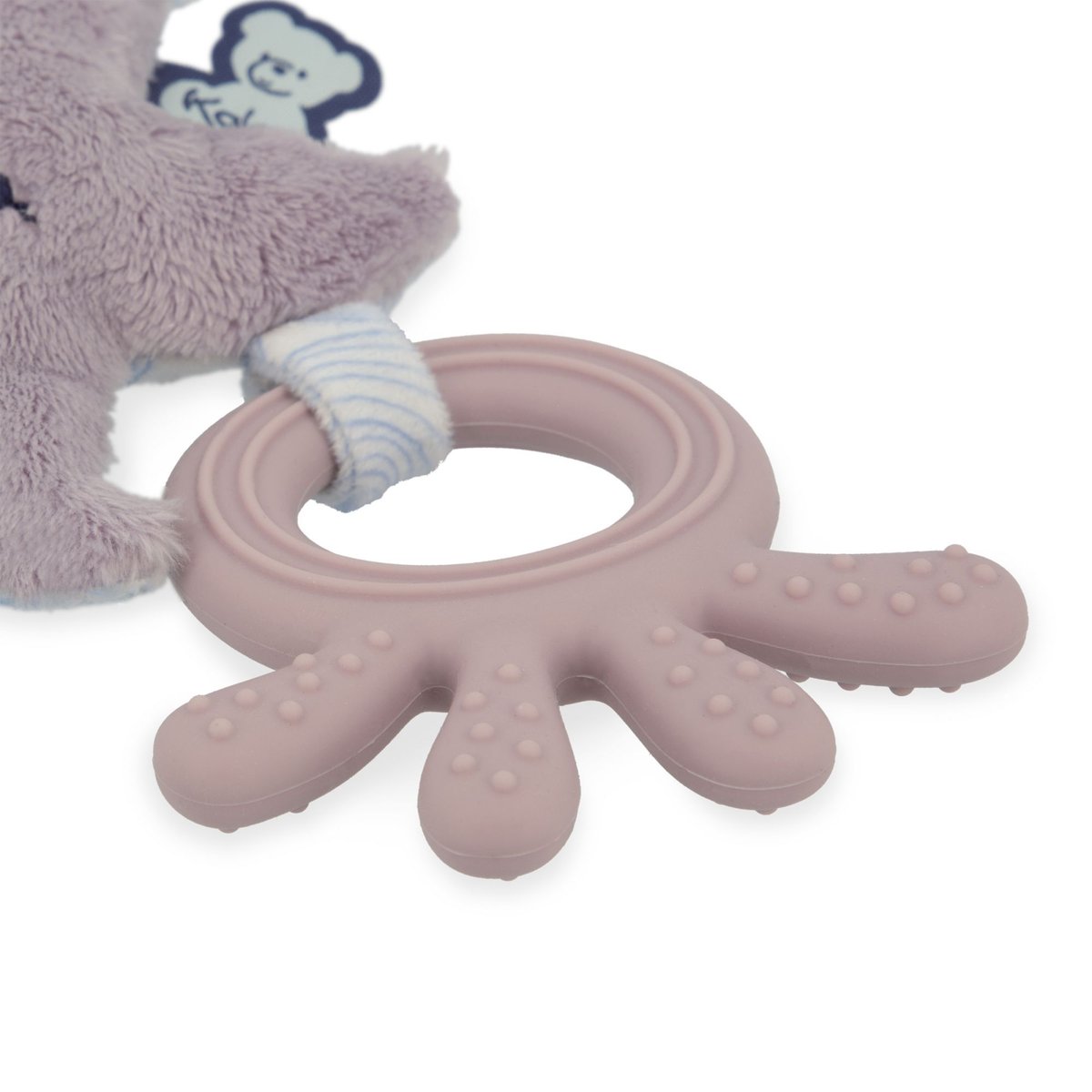 Anneau de dentition en silicone Etoile de mer violet, KALOO