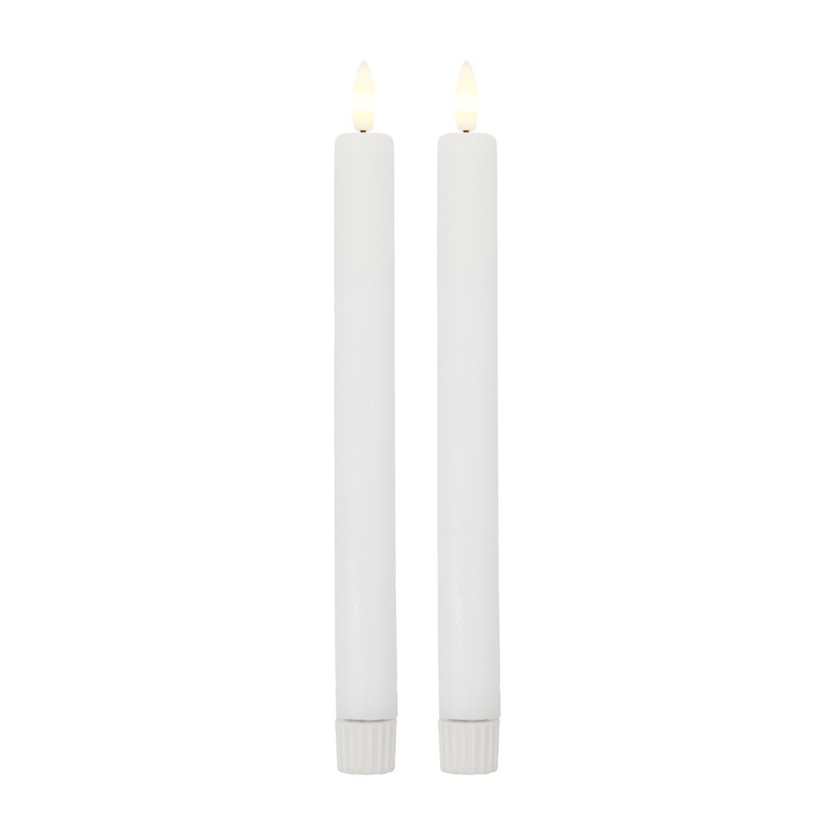 Bougies LED dia 2 cm lot de 2 blanc, HOUSE DOCTOR