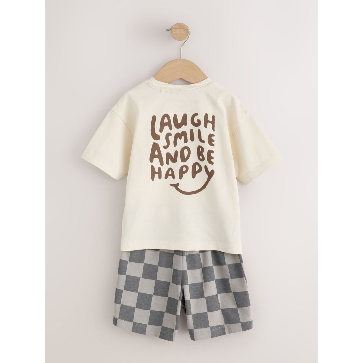 Pyjama short, lot de 3 kaki/gris/bordeaux, NEXT