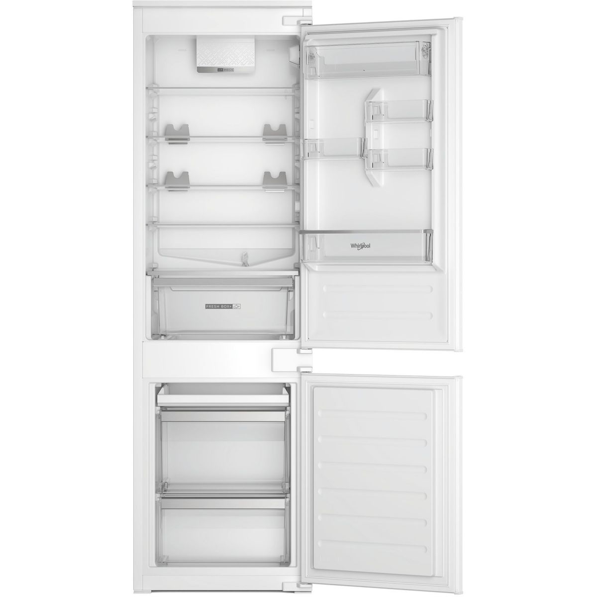 Réfrigérateur combiné encastrable WHC18D041C1 6ème Sens couleur unique, WHIRLPOOL