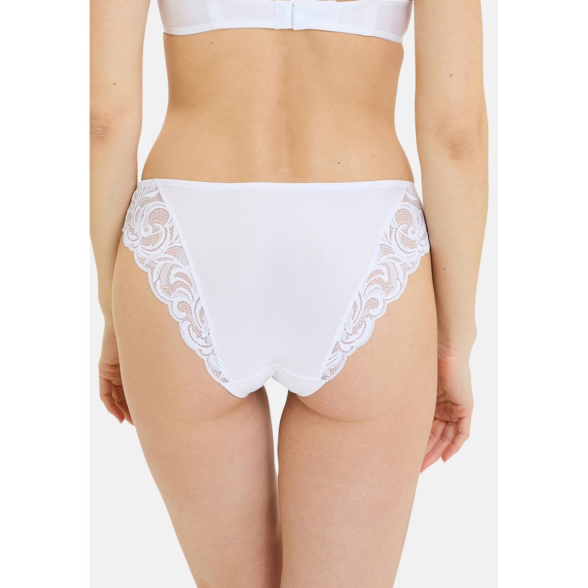 Slip CARLA blanc, SANS COMPLEXE