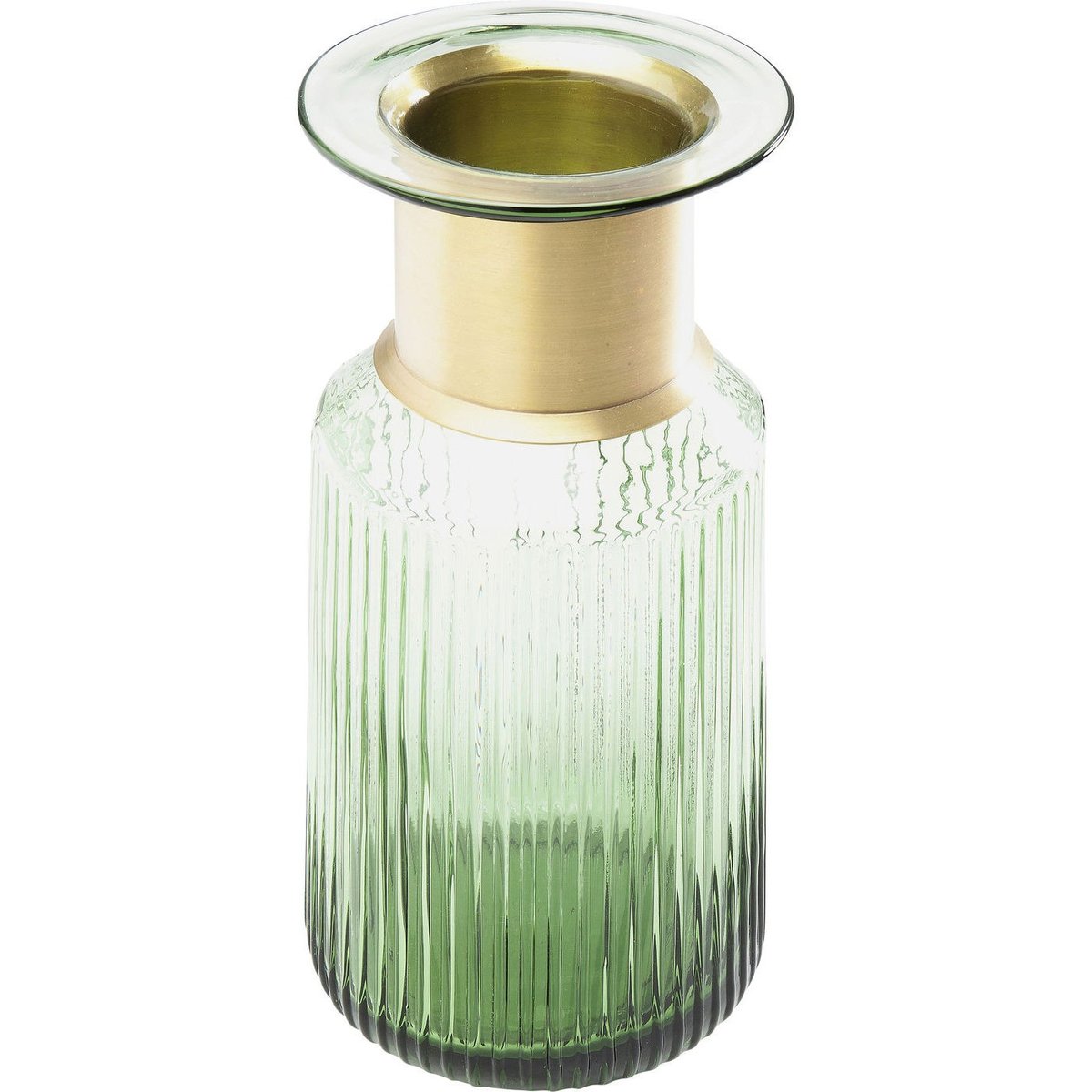 Vase en verre texturé, BARFLY vert, KARE DESIGN
