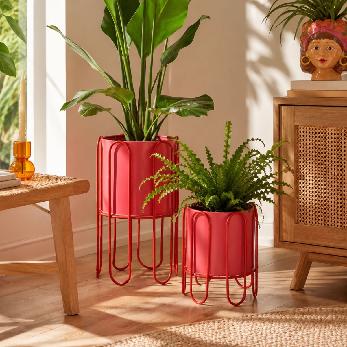 Cache-pot DIONE rose, MICA DECORATIONS