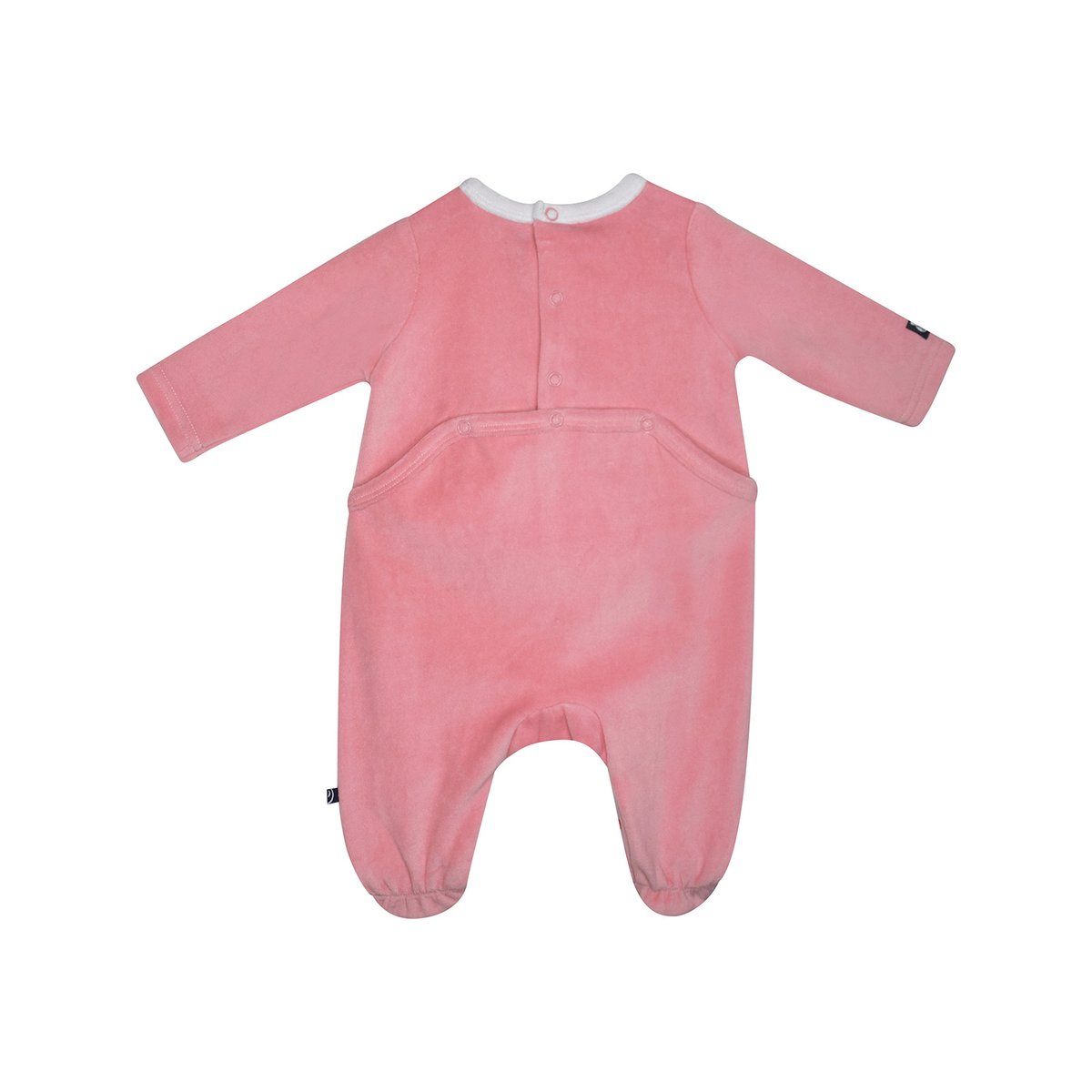 Dors bien lilandra velours rase pont dos bebe rose, SUCRE D'ORGE